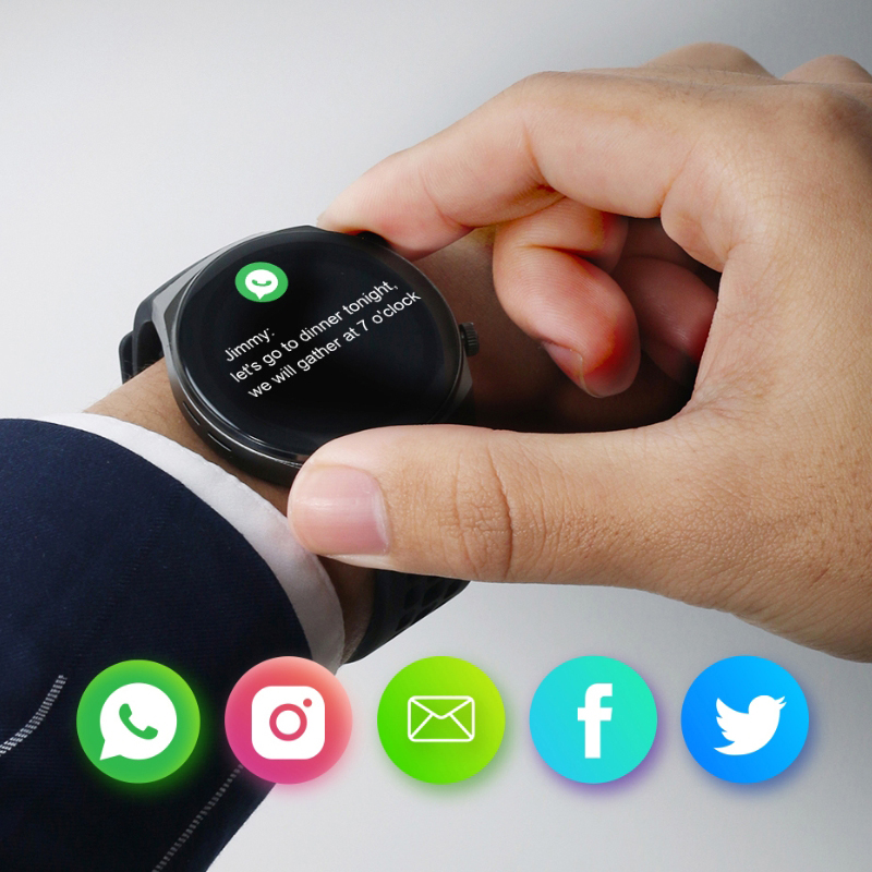 zegarek SMARUB102 męski z krokomierz Smartwatch - miniatura 10