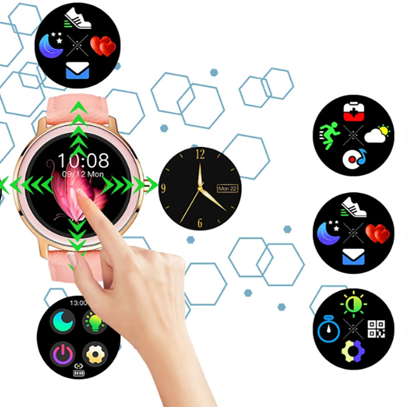 zegarek SMARUB124 kwarcowy damski Smartwatch - miniatura 6