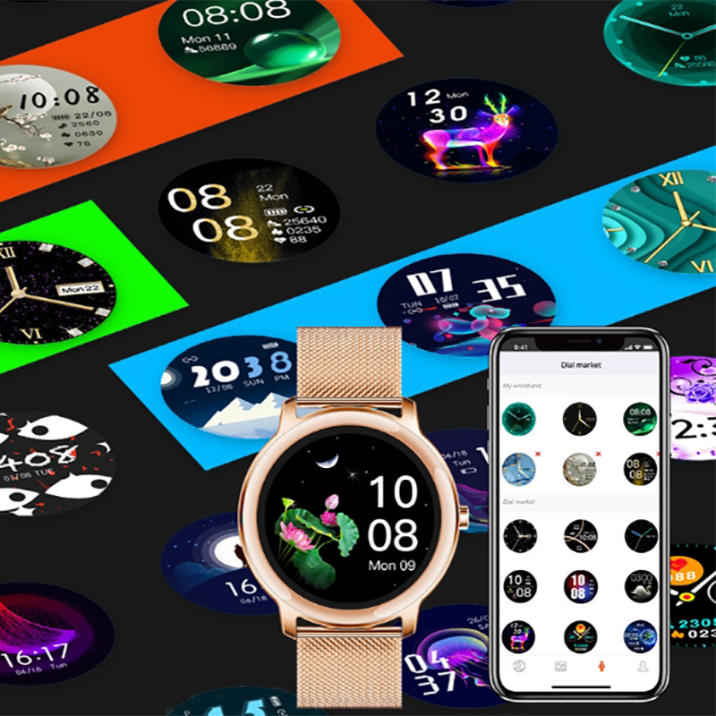 zegarek SMARUB124 srebrny Smartwatch - miniatura 7