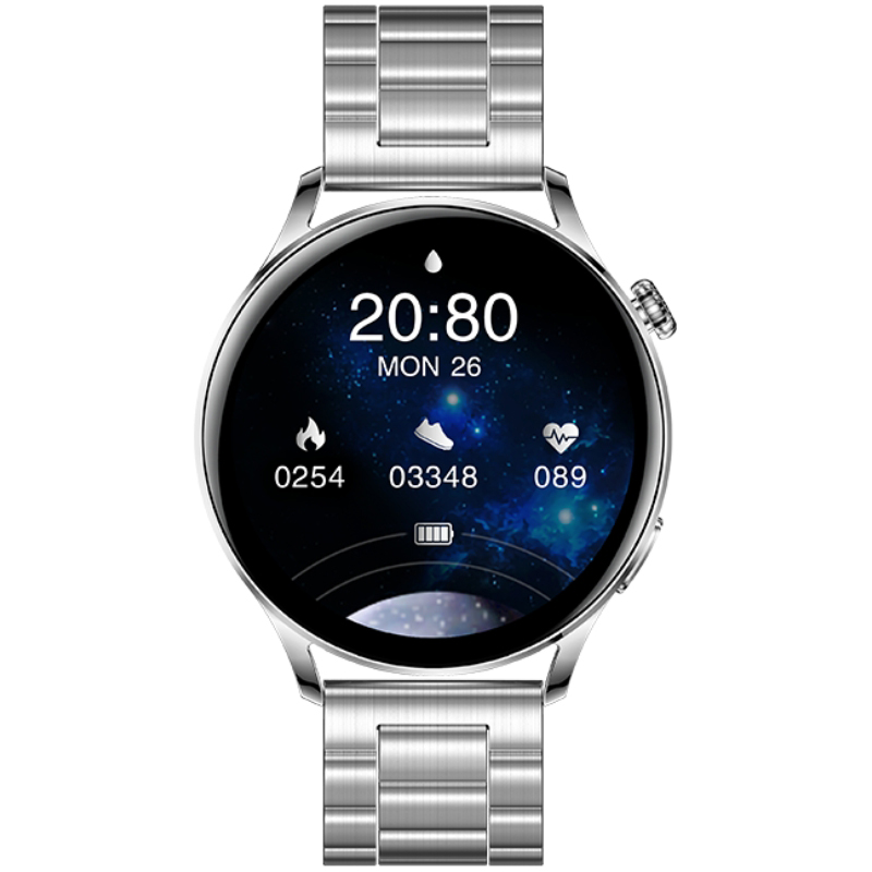 zegarek SMARUB129 męski z krokomierz Smartwatch - miniatura 2