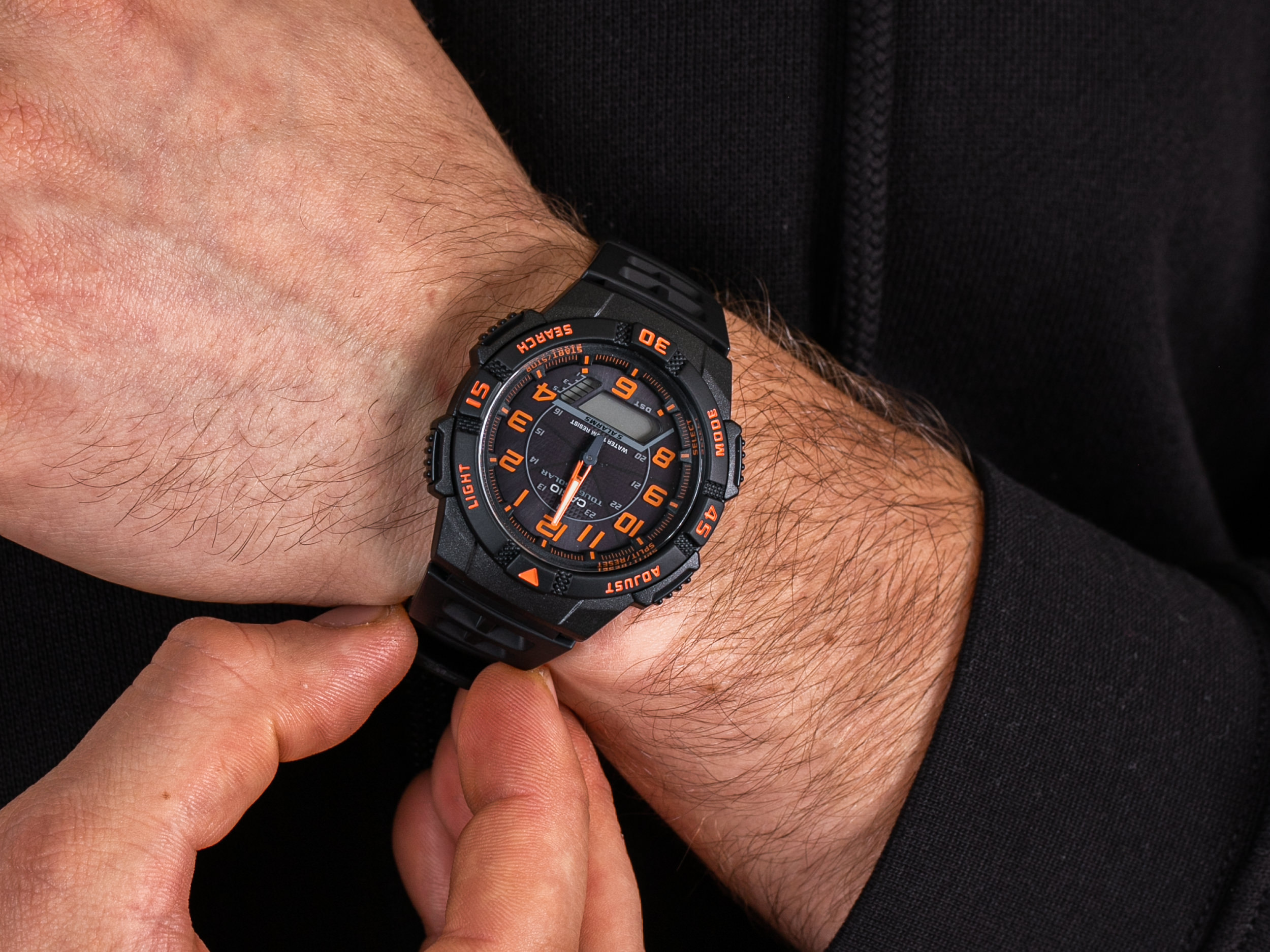 Casio AQ-S800W-1B2VEF zegarek sportowy Analogowo - cyfrowe