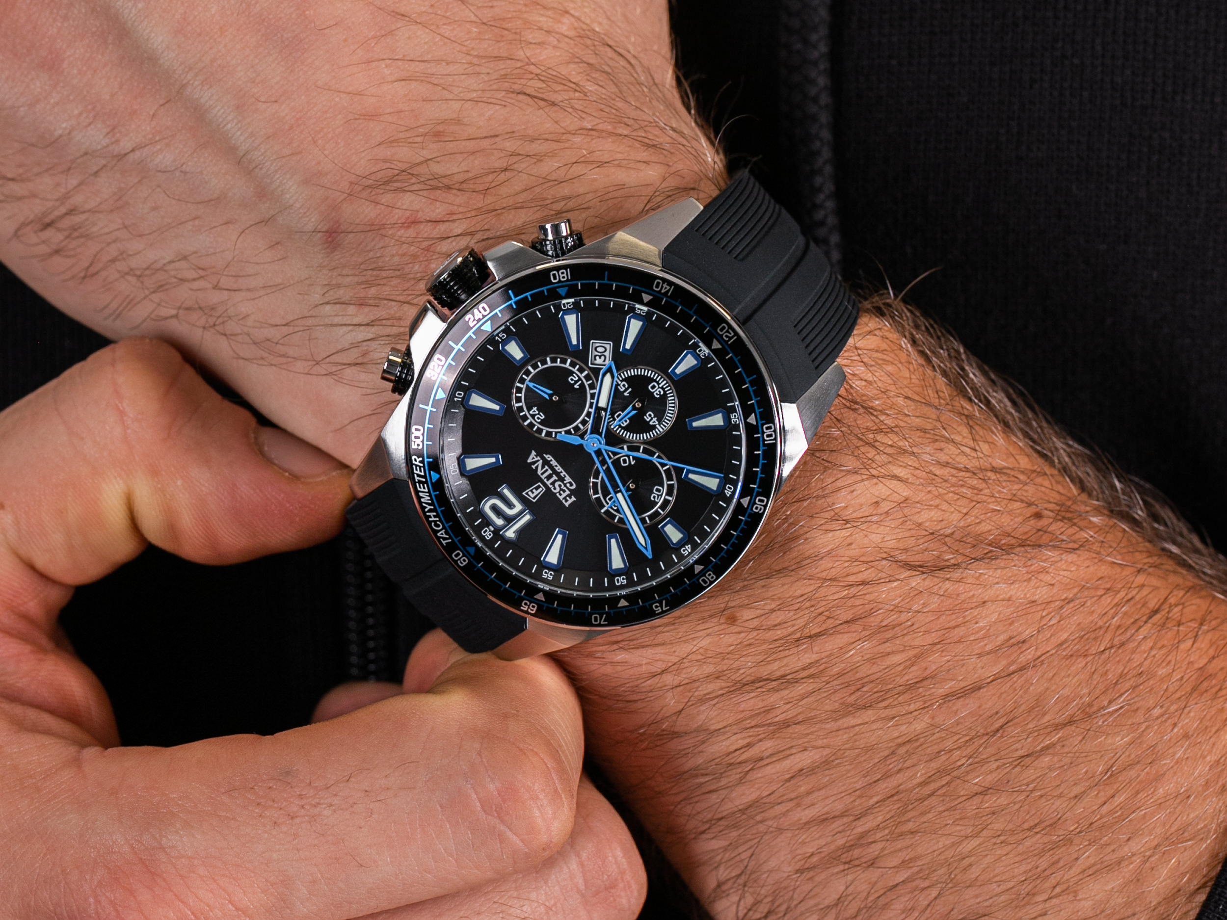 Festina F20376-2 The Originals Chronograph zegarek sportowy Chronograf - miniatura 4