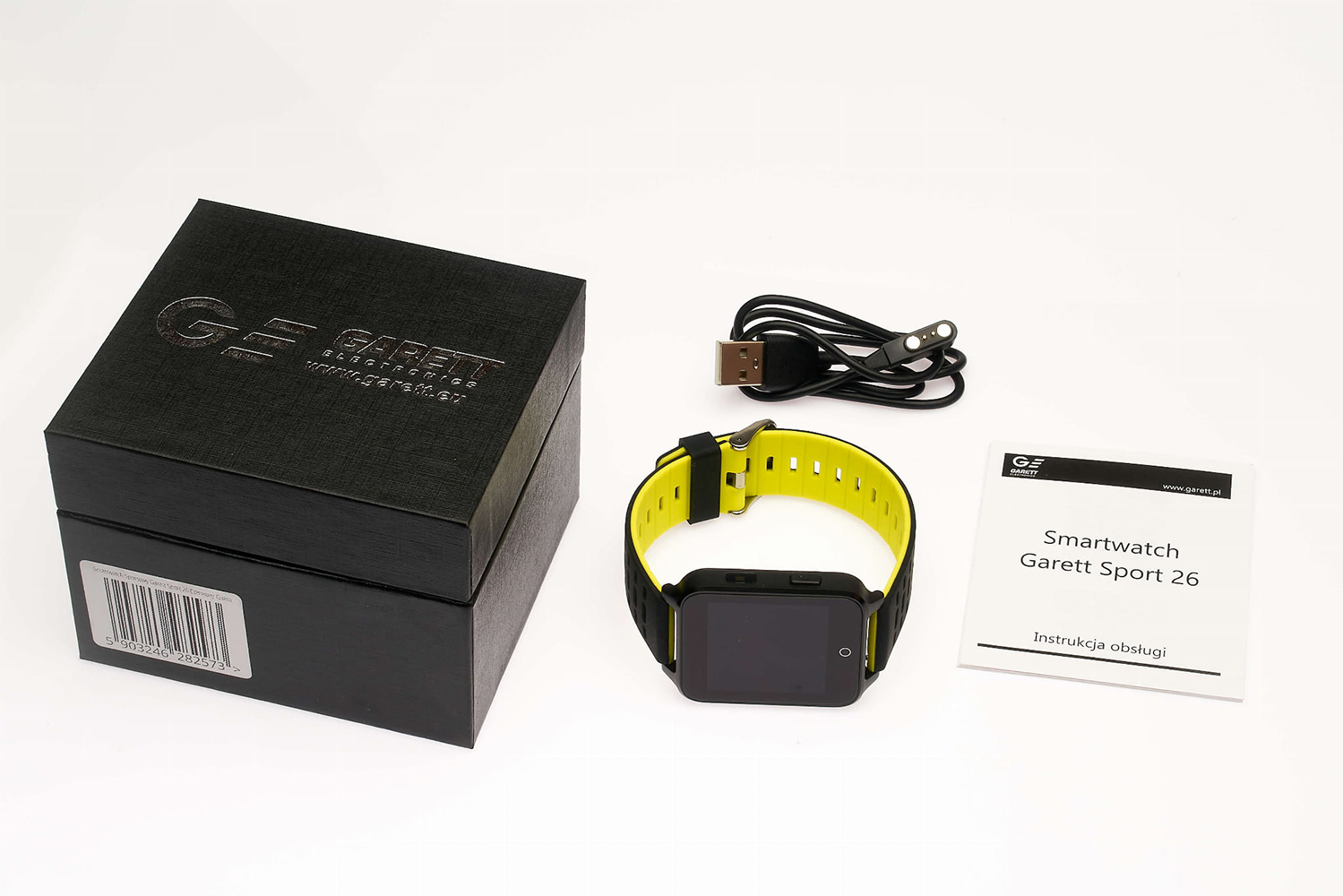Garett 5903246282566 Smartwatch Garett Sport 26 Żółty zegarek sportowy Damskie - miniatura 4