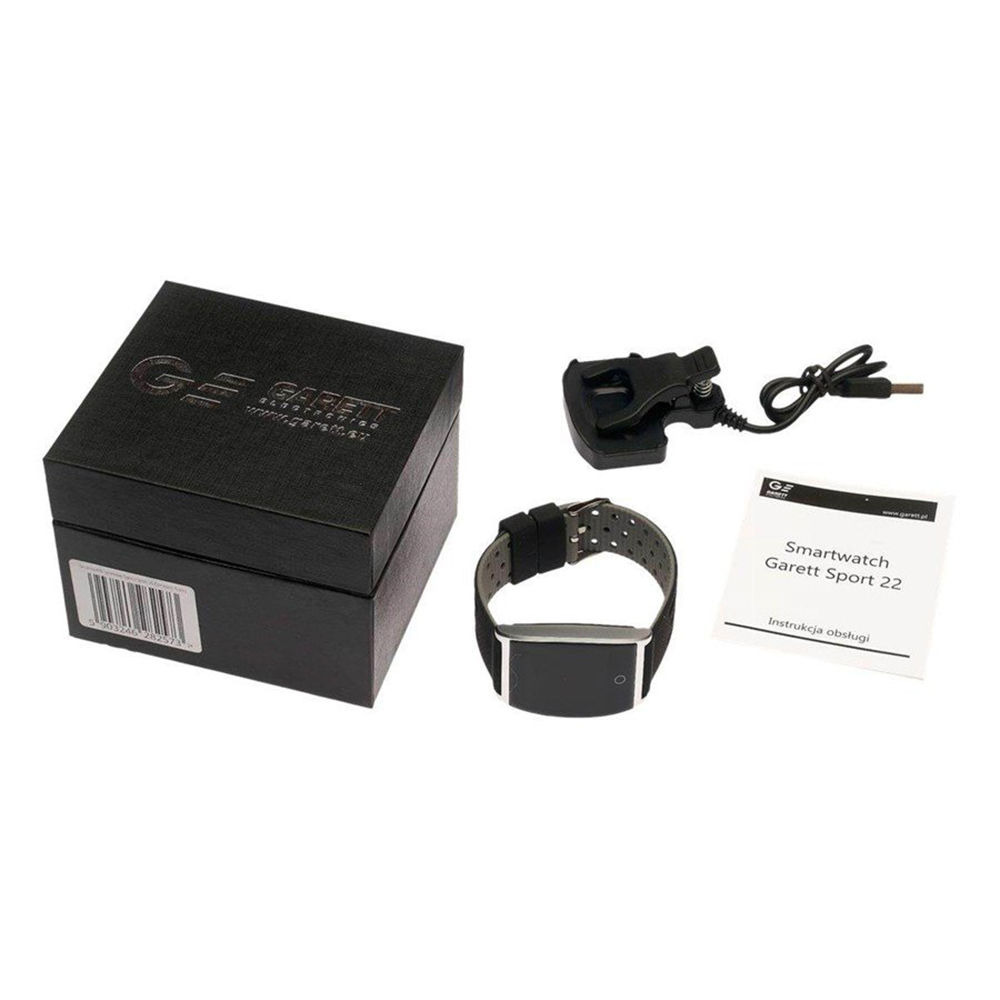 Garett 5903246282696 Smartwatch Garett Sport 22 Szary zegarek sportowy Damskie - miniatura 4