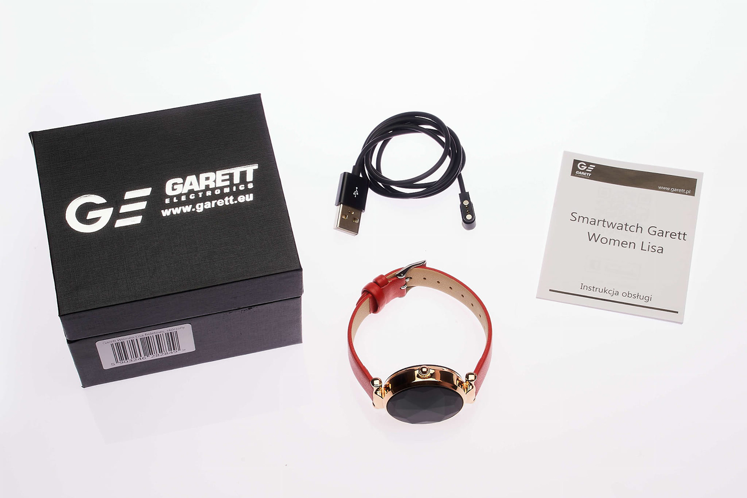 Garett 5903246282863 Smartwatch Garett Women Lisa Czerwony zegarek sportowy Damskie - miniatura 10