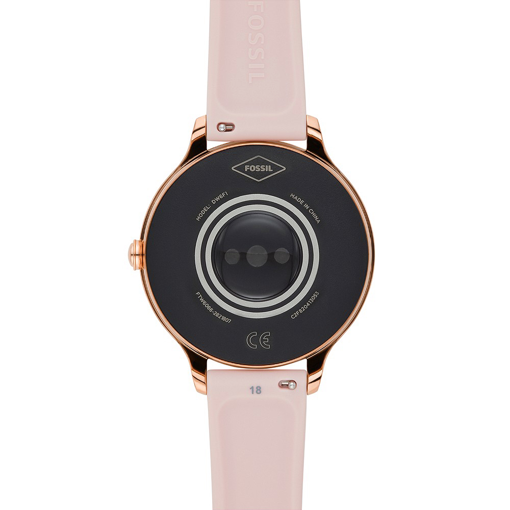 Fossil Smartwatch FTW6066 GEN 5E SMARTWATCH - BLUSH SILICONE zegarek sportowy Fossil Q - miniatura 4