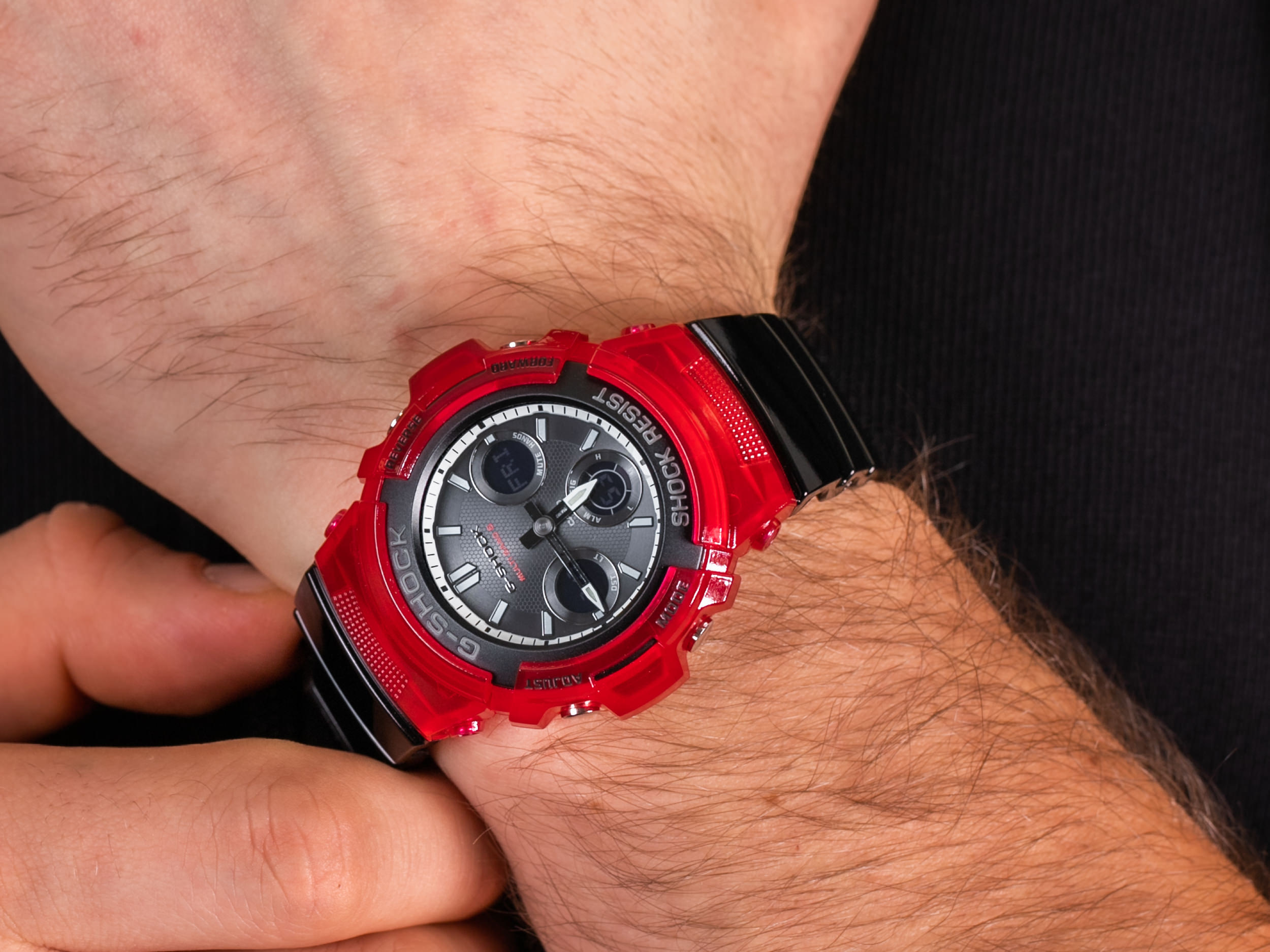 G-Shock AWG-M100SRB-4AER zegarek sportowy G-SHOCK Original - miniatura 4
