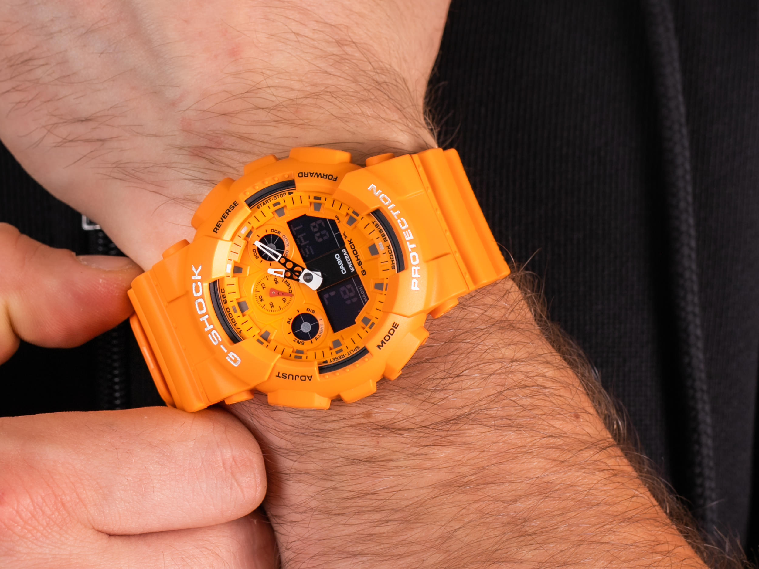 G-Shock GA-100RS-4AER zegarek sportowy G-SHOCK Original - miniatura 4