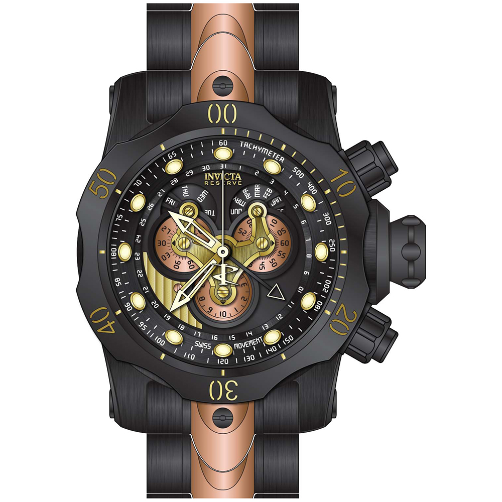 zegarek Invicta 32100 RESERVE VENOM męski z tachometr Reserve - miniatura 3