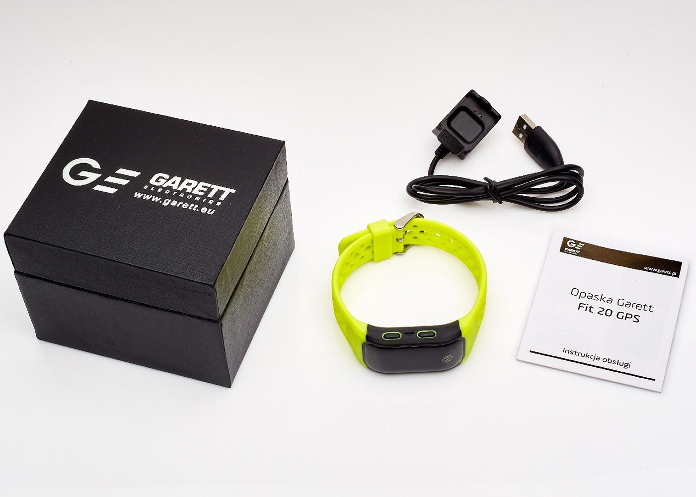 Garett 5906874848753 Smartband Opaska Sportowa Garett FIT 20 GPS Zielony zegarek sportowy Smartbandy - Opaski sportowe - miniatura 4
