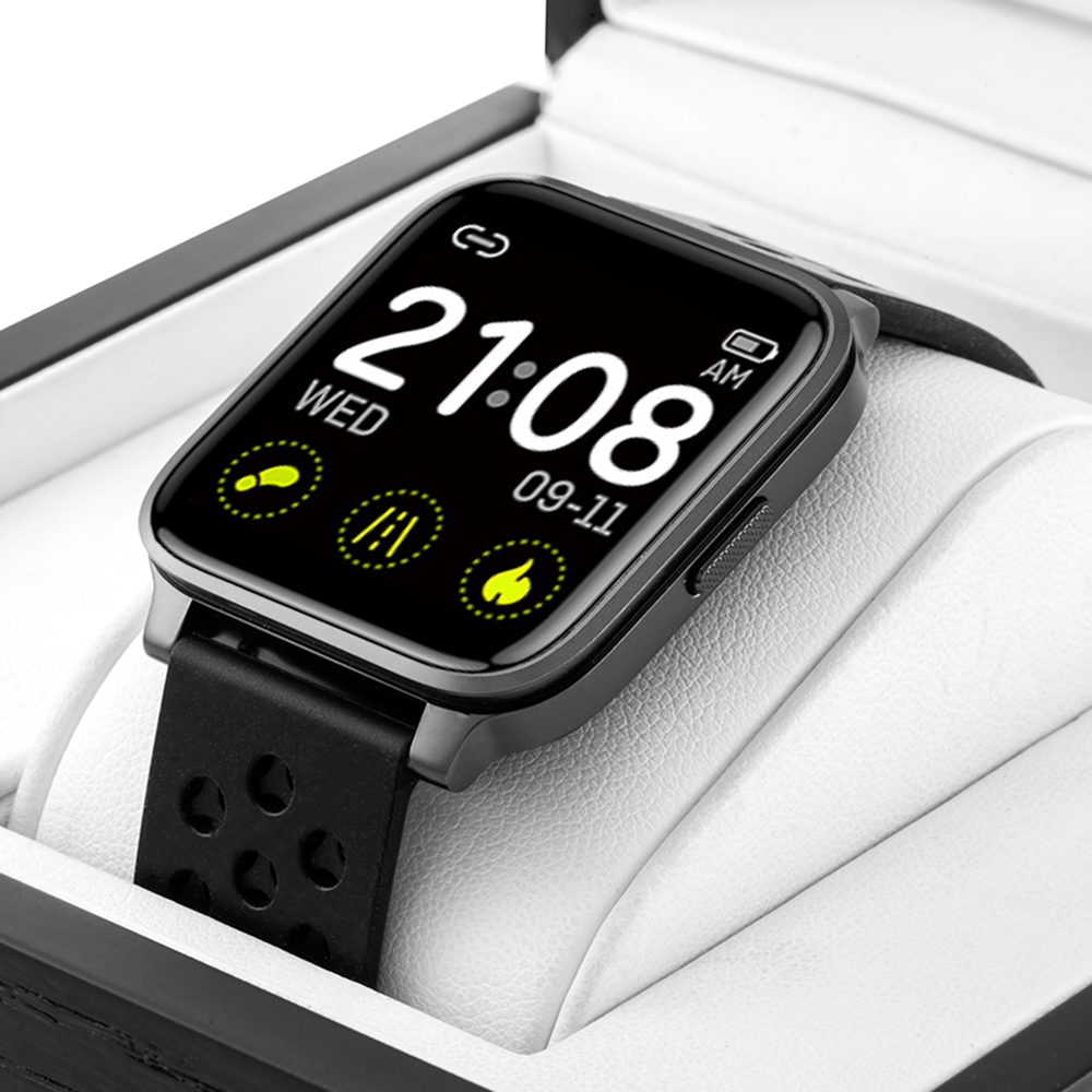 Rubicon RNCE58BIBX03AX zegarek czarny sportowy Smartwatch pasek - miniatura 5