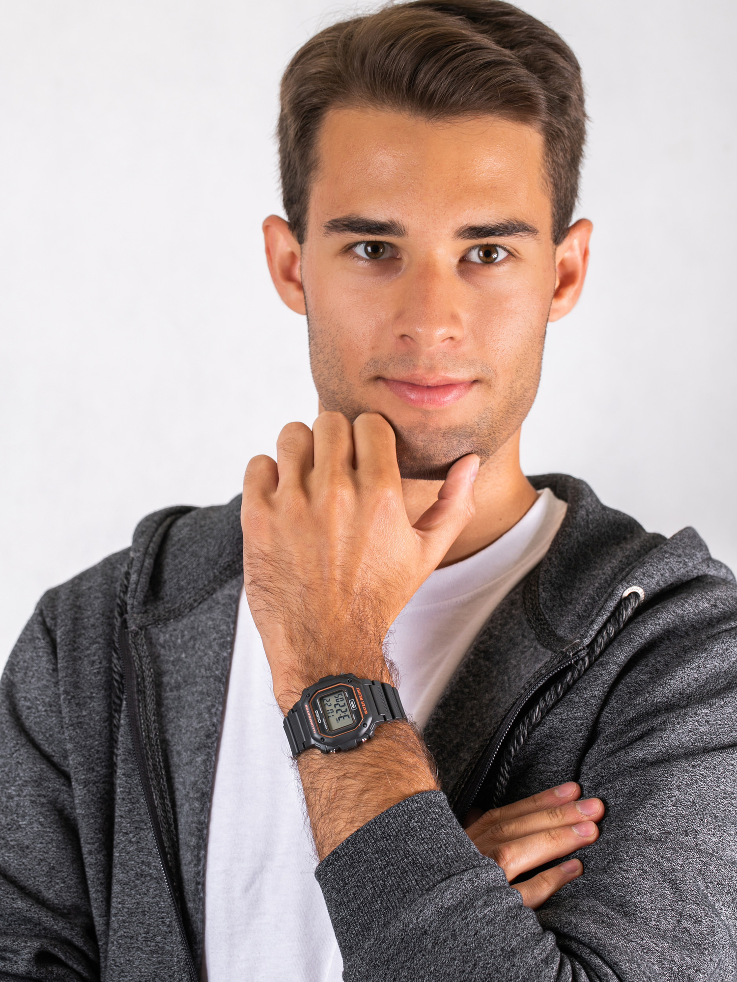 Casio F-108WH-8A2EF zegarek męski Sportowe - miniatura 2