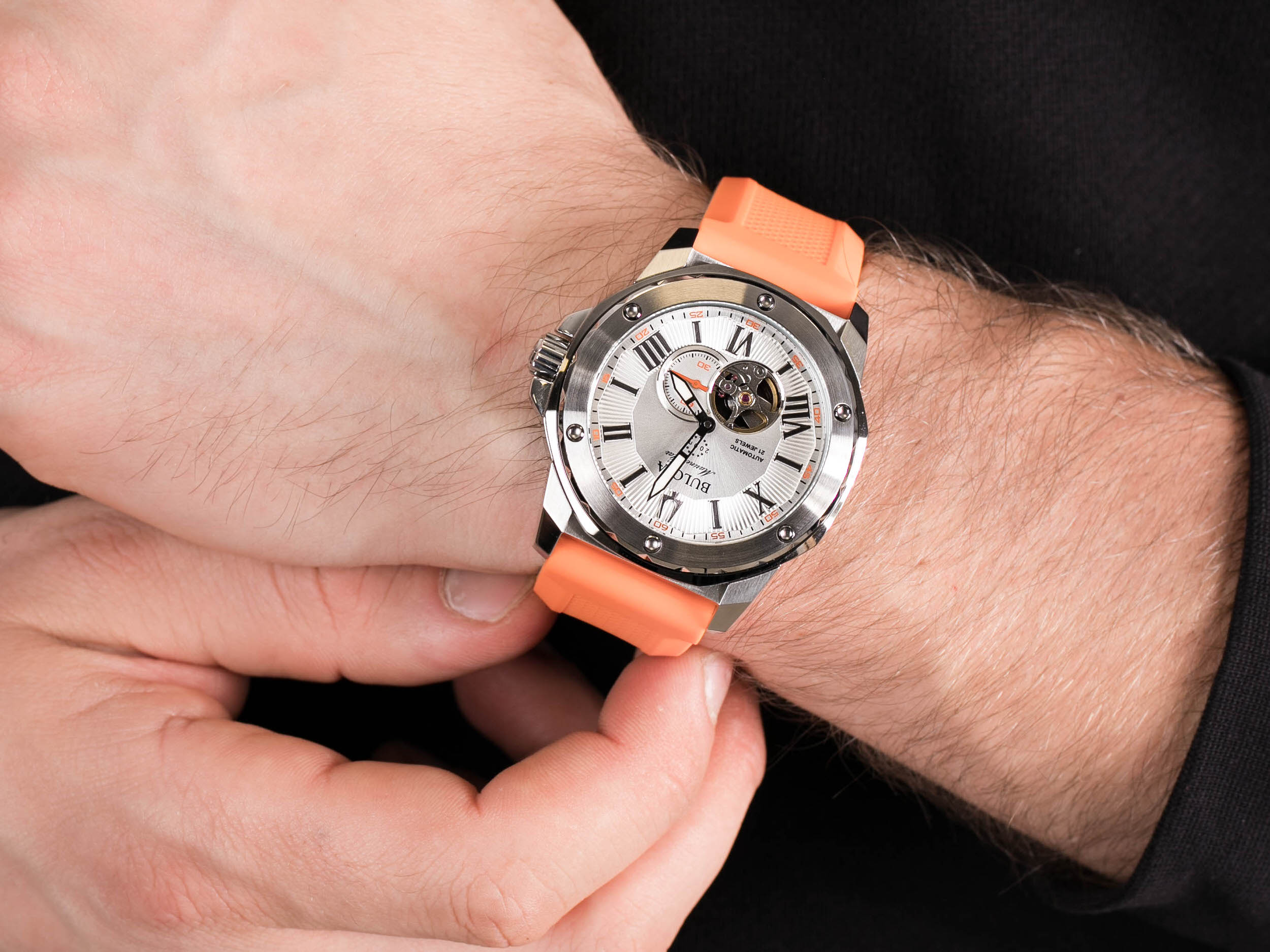 Bulova 98A226 męski zegarek Marine Star pasek - miniatura 3