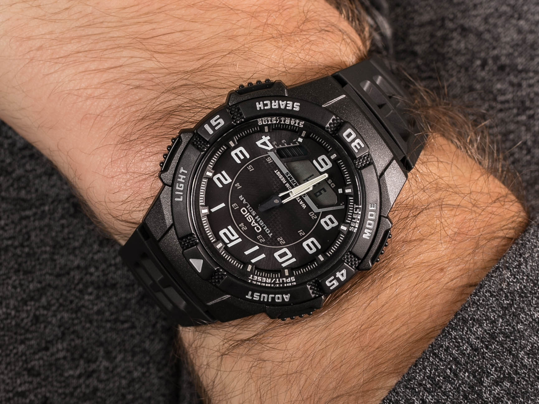 Casio AQ-S800W-1BVEF zegarek sportowy Analogowo - cyfrowe - miniatura 4