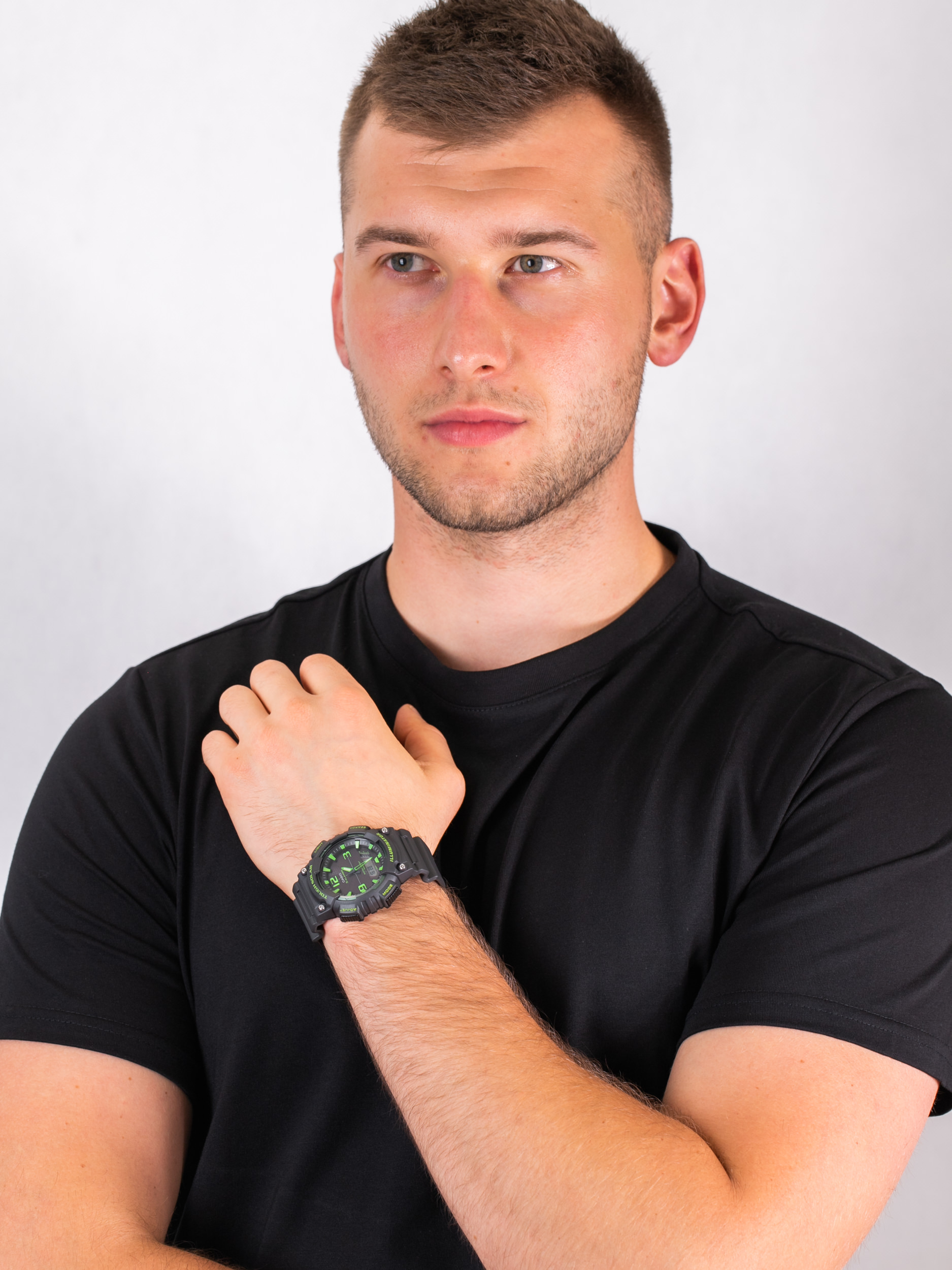 Casio AQ-S810W-8A3VEF zegarek męski Analogowo - cyfrowe - miniatura 2