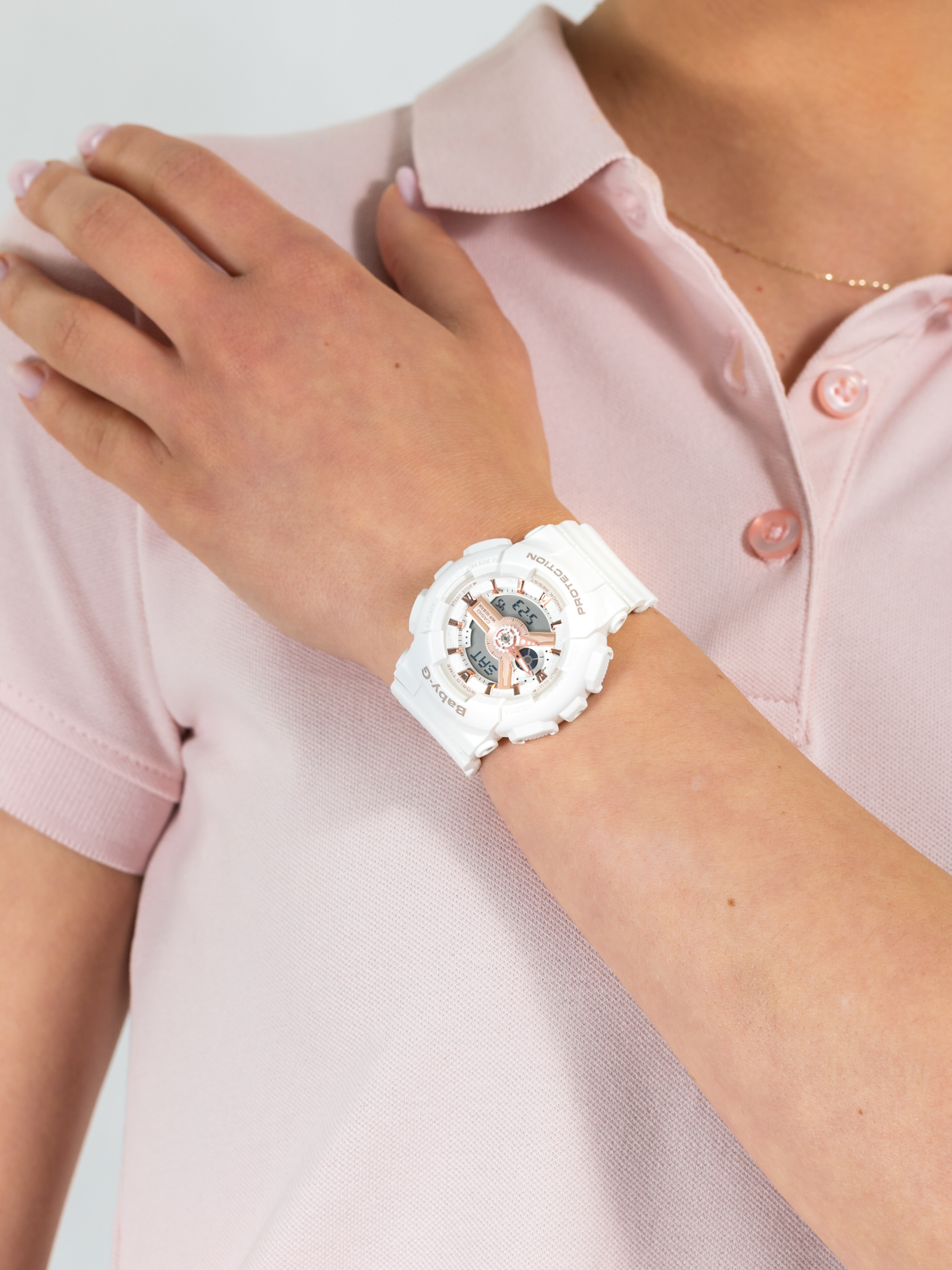 Casio BA-110RG-7AER damski zegarek Baby-G pasek