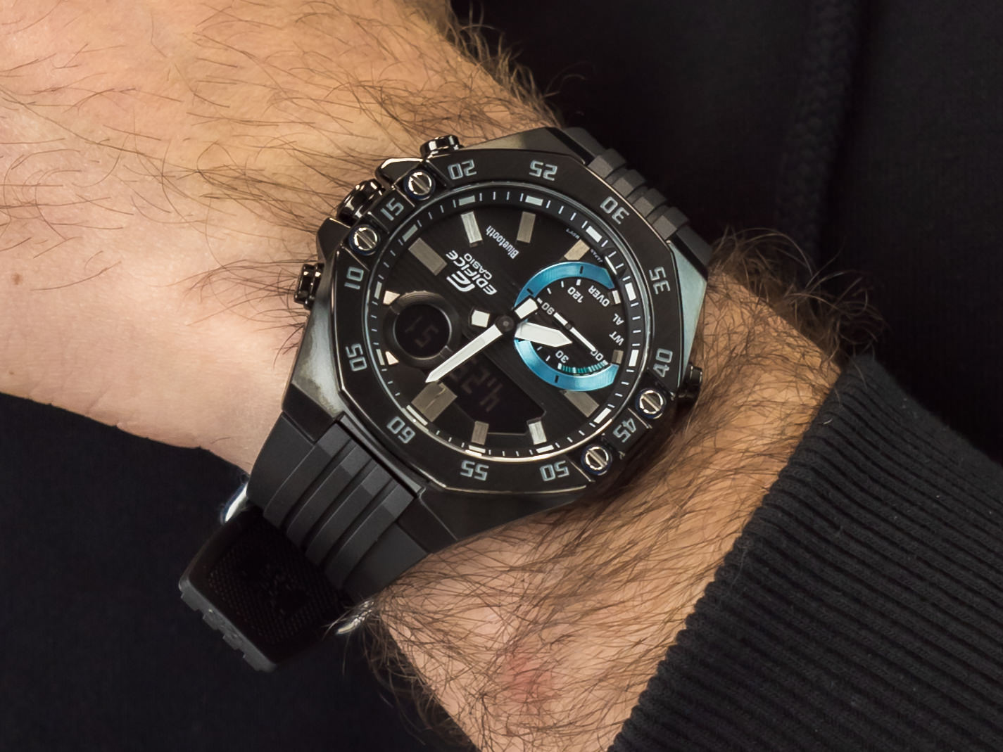 Edifice ECB-10PB-1AEF zegarek sportowy EDIFICE Premium - miniatura 4