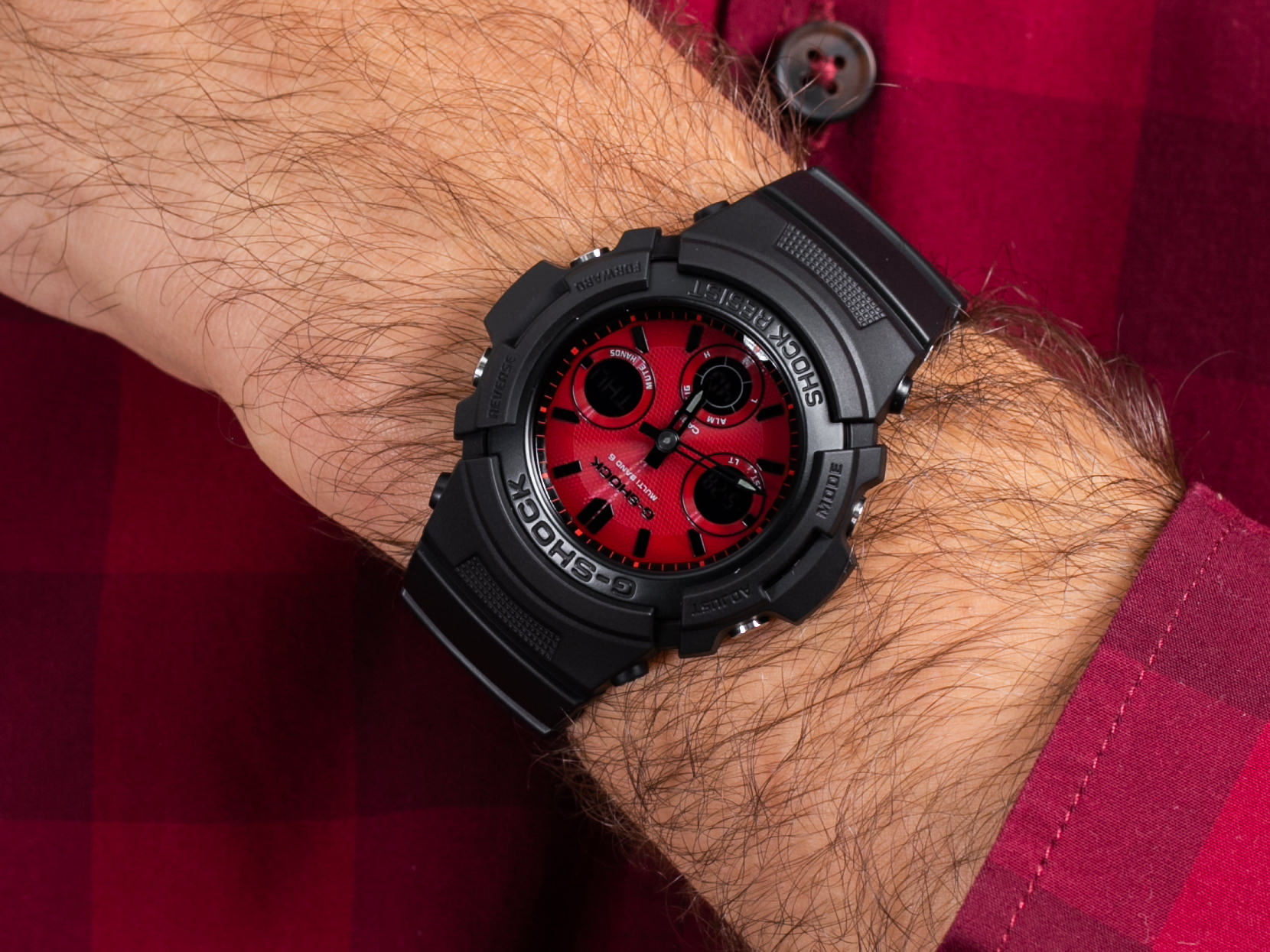Casio AWG-M100SAR-1AER zegarek sportowy G-SHOCK Original - miniatura 4