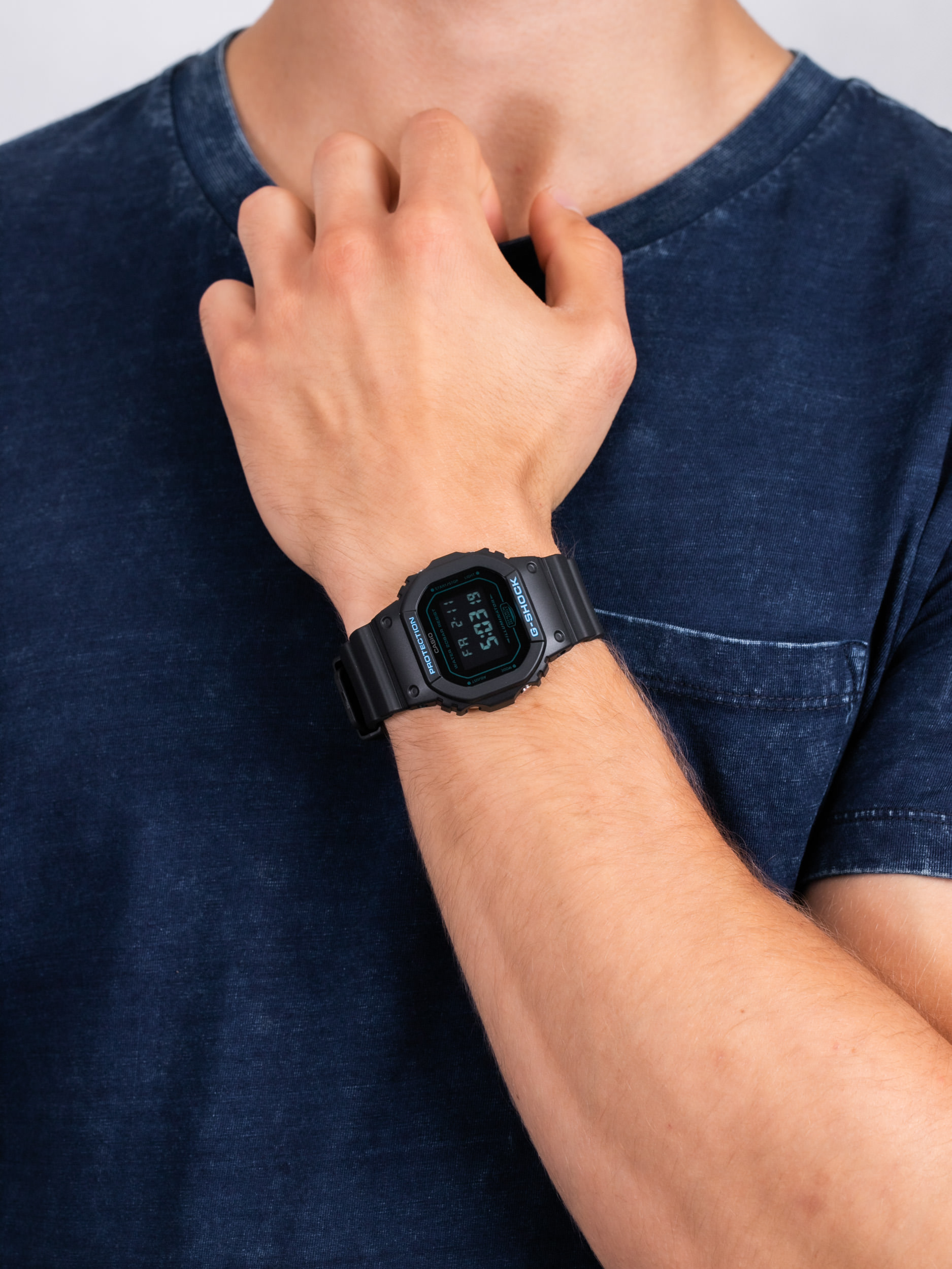 G-Shock DW-5600BBM-1ER męski zegarek G-SHOCK Original pasek - miniatura 3