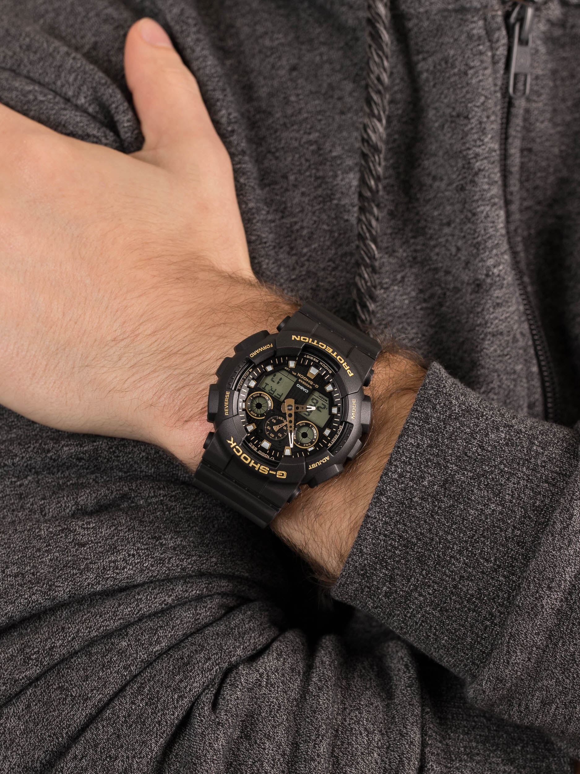 G-Shock GA-100GBX-1A9ER męski zegarek G-SHOCK Original pasek