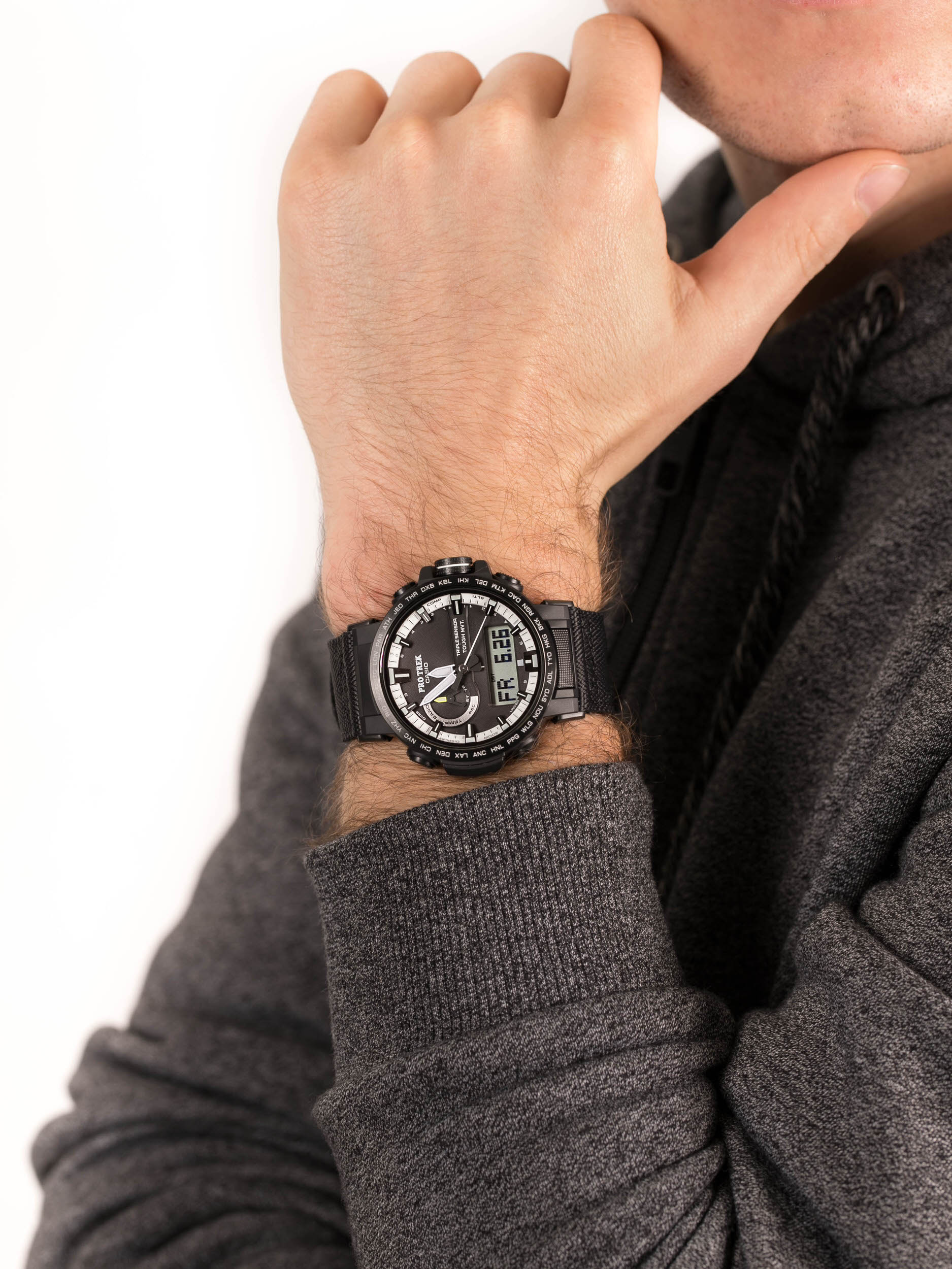 zegarek ProTrek PRW-60YBM-1AER męski z termometr ProTrek - miniatura 3