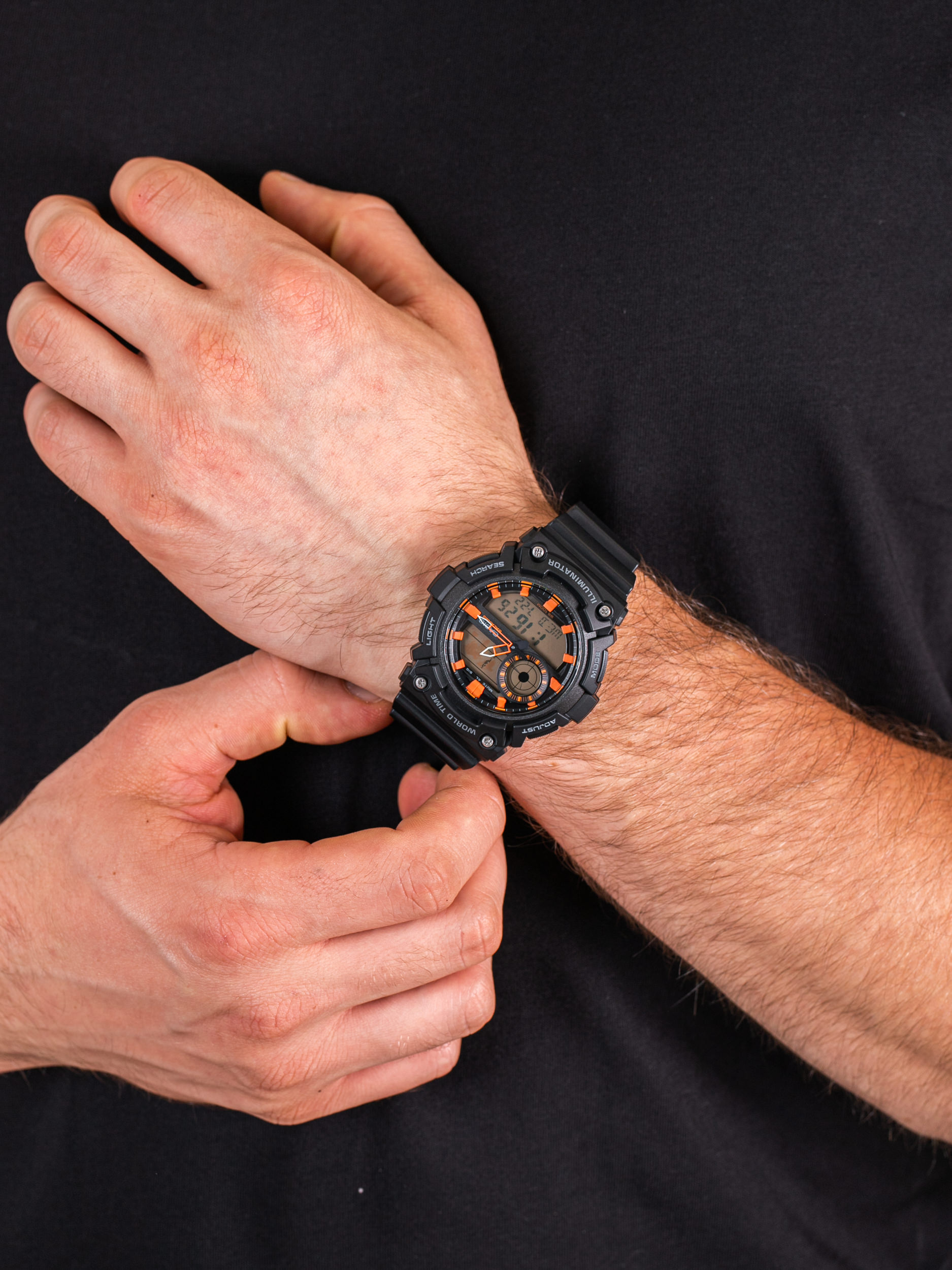 Casio AEQ-200W-1A2VEF męski zegarek Sportowe pasek - miniatura 3