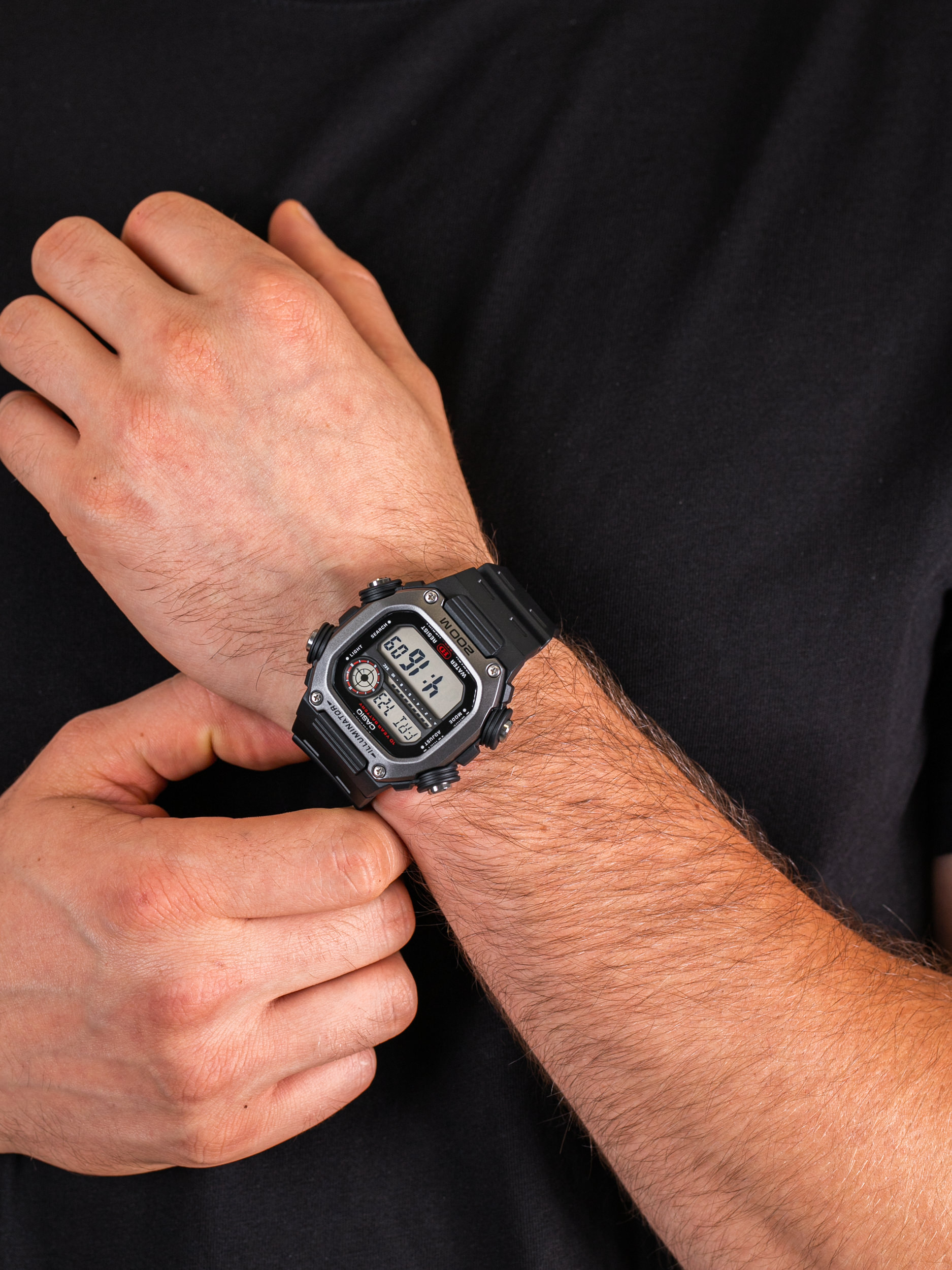 Casio DW-291H-1AVEF męski zegarek Sportowe pasek - miniatura 3