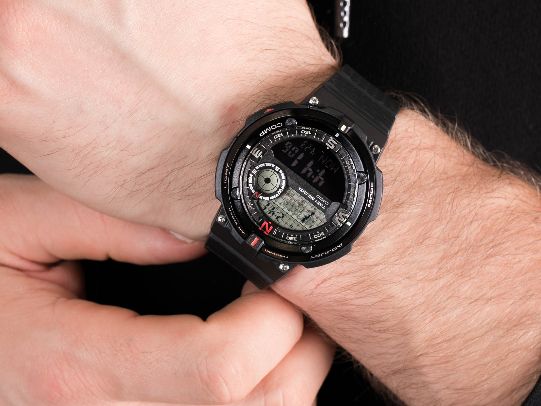 Casio SGW-600H-1BER zegarek sportowy Sportowe