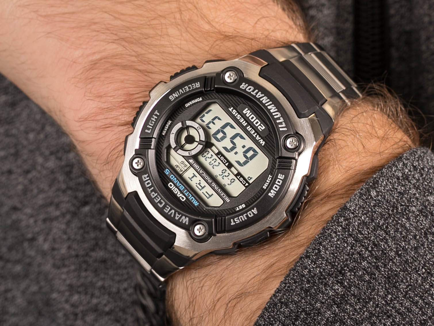 Casio WV-200DE-1AVER Waveceptor zegarek sportowy Waveceptor