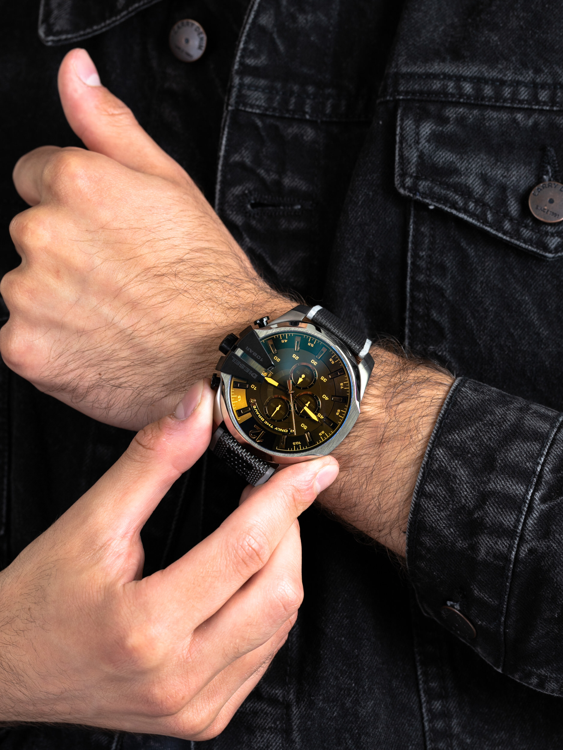 zegarek Diesel DZ4523 męski z chronograf Chief - miniatura 3
