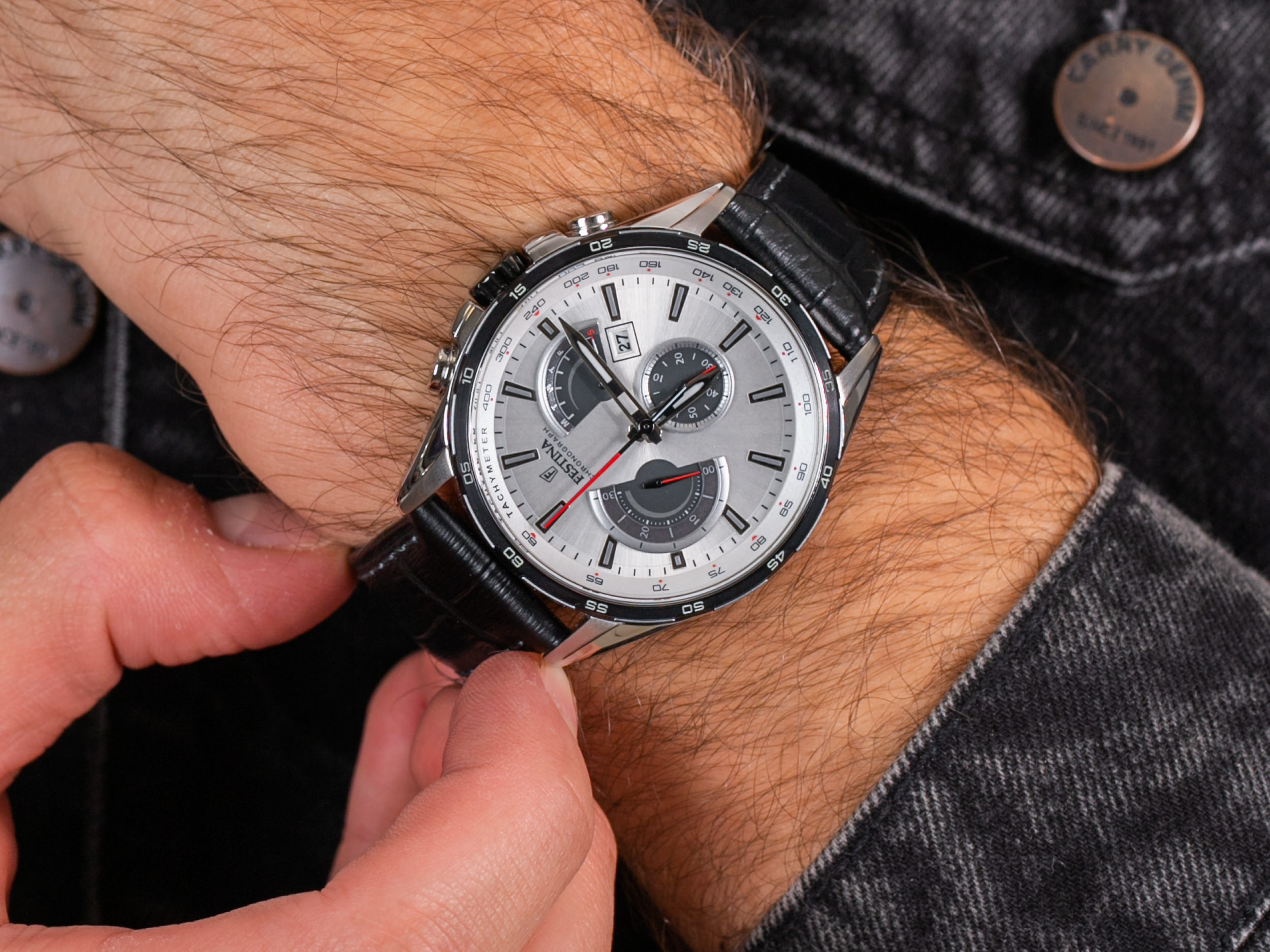 Festina F20201-1 Sport Chrono zegarek sportowy Chronograf - miniatura 4