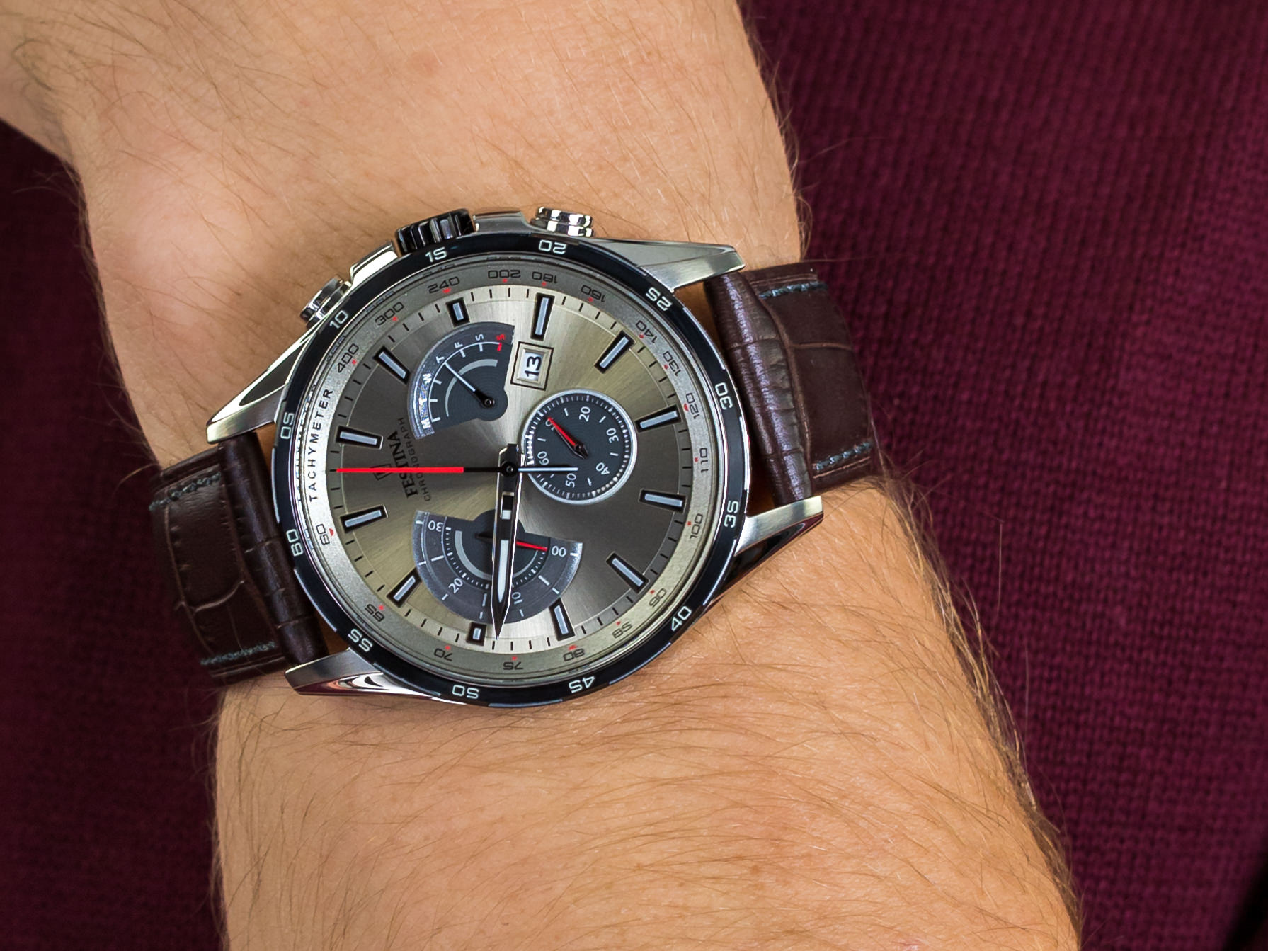 Festina F20201-2 Sport Chrono zegarek sportowy Chronograf - miniatura 4