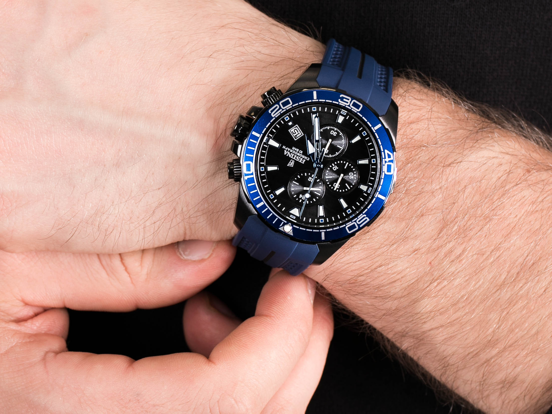 Festina F20369-2 The Originals Chronograph zegarek sportowy Chronograf - miniatura 4