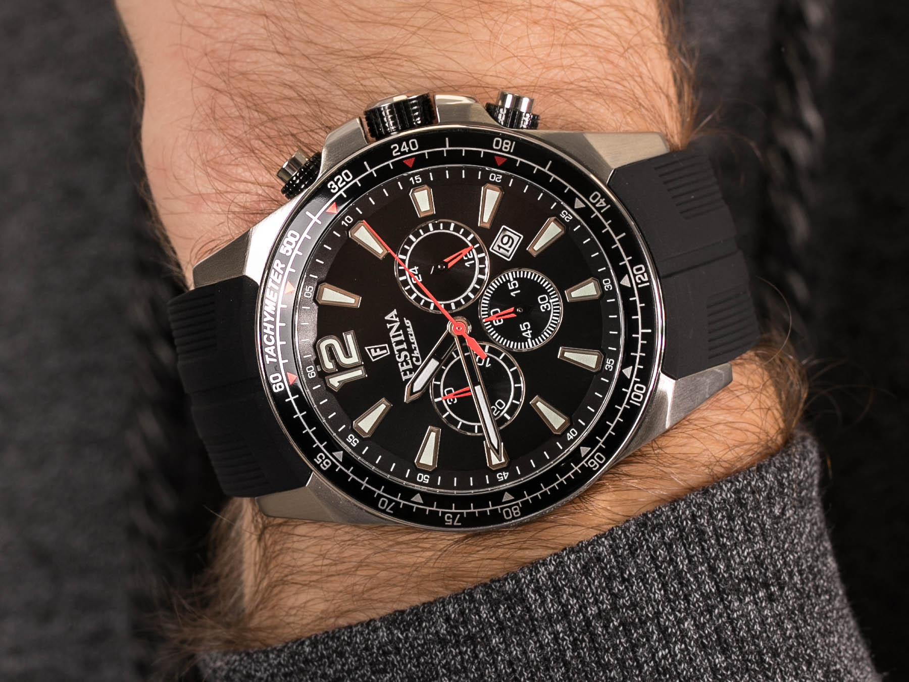 Festina F20376-3 The Originals Chronograph zegarek sportowy Chronograf - miniatura 4