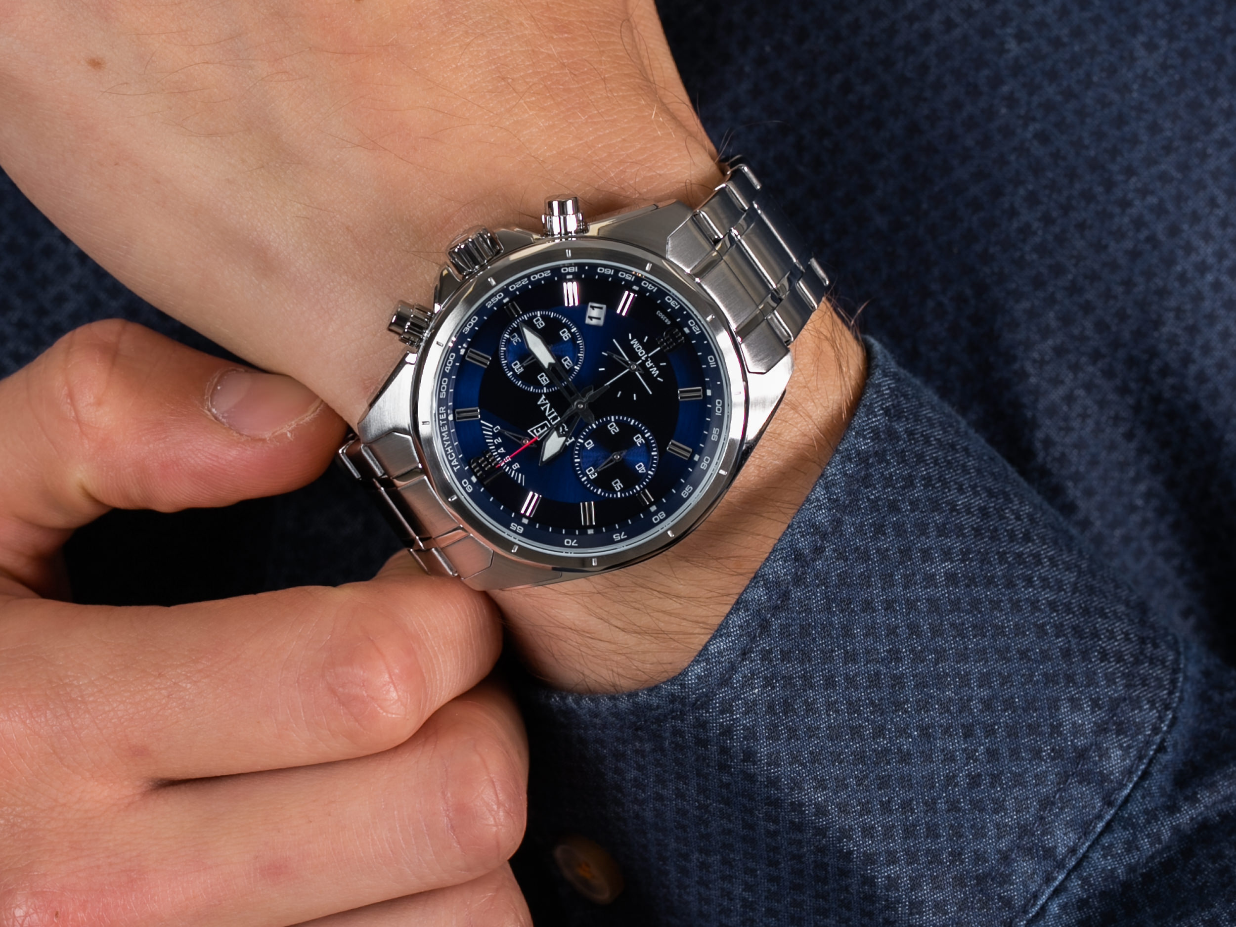 Festina F6835-3 Chronograph zegarek sportowy Chronograf - miniatura 4