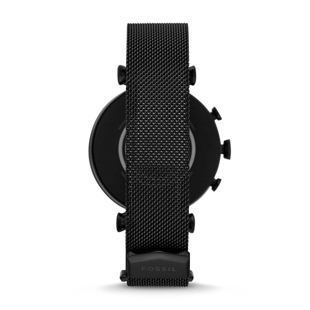 Fossil Smartwatch FTW6055SET Gen 4 Smartwatch Sloan HR Black Stainless Steel Mesh zegarek sportowy Fossil Q - miniatura 7