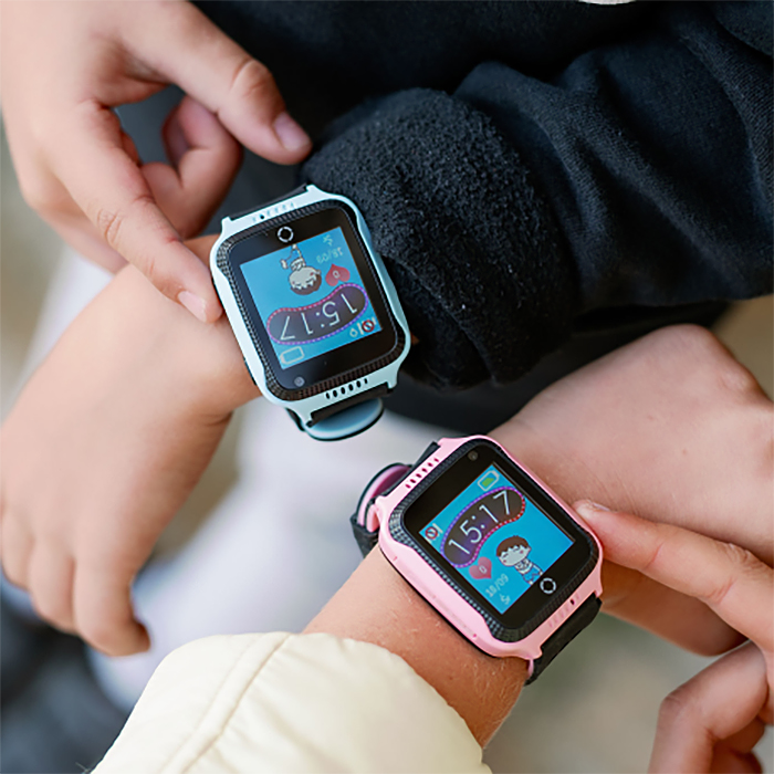 Garett 5903246282900 Smartwatch Garett GPS Junior 2 Różowy zegarek sportowy Dla dzieci - miniatura 4