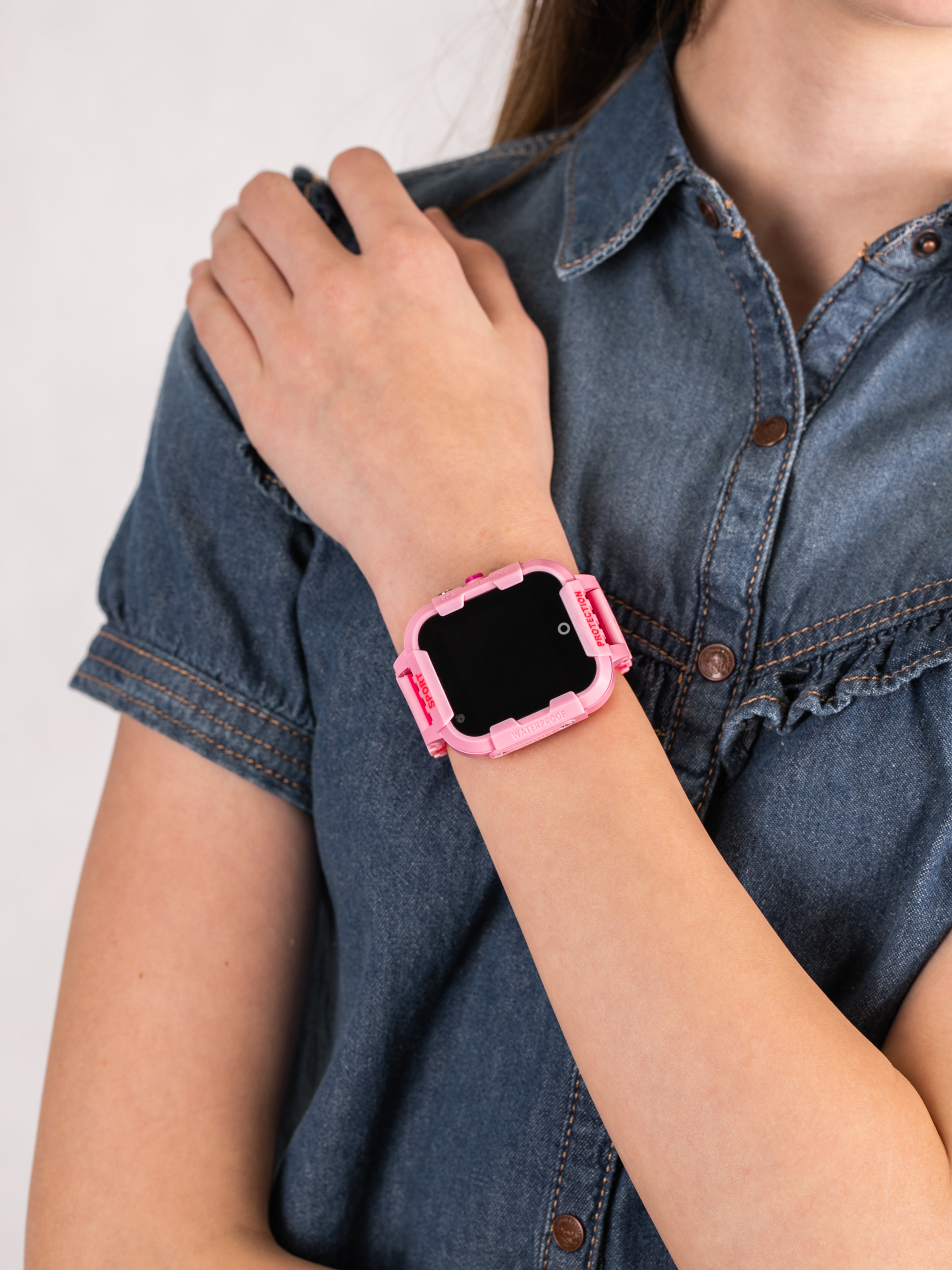 zegarek Garett 5903246286786 Smartwatch Garett Kids Star 4G RT różowy dla dzieci z gps Dla dzieci
