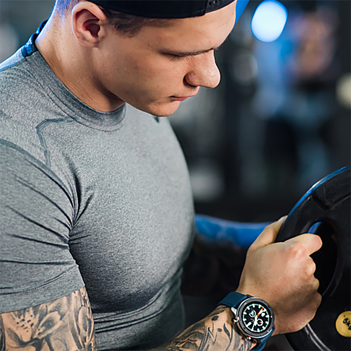 Garett 5903246286540 Smartwatch Garett Master RT zielony zegarek sportowy Męskie