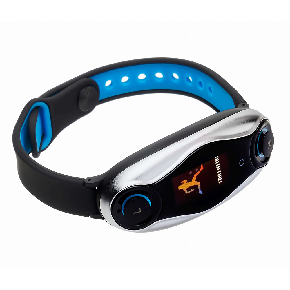 zegarek Garett 5903246289282 Smartband Opaska Sportowa Garett Fit Audio + słuchawki męski z krokomierz Smartbandy - Opaski sportowe