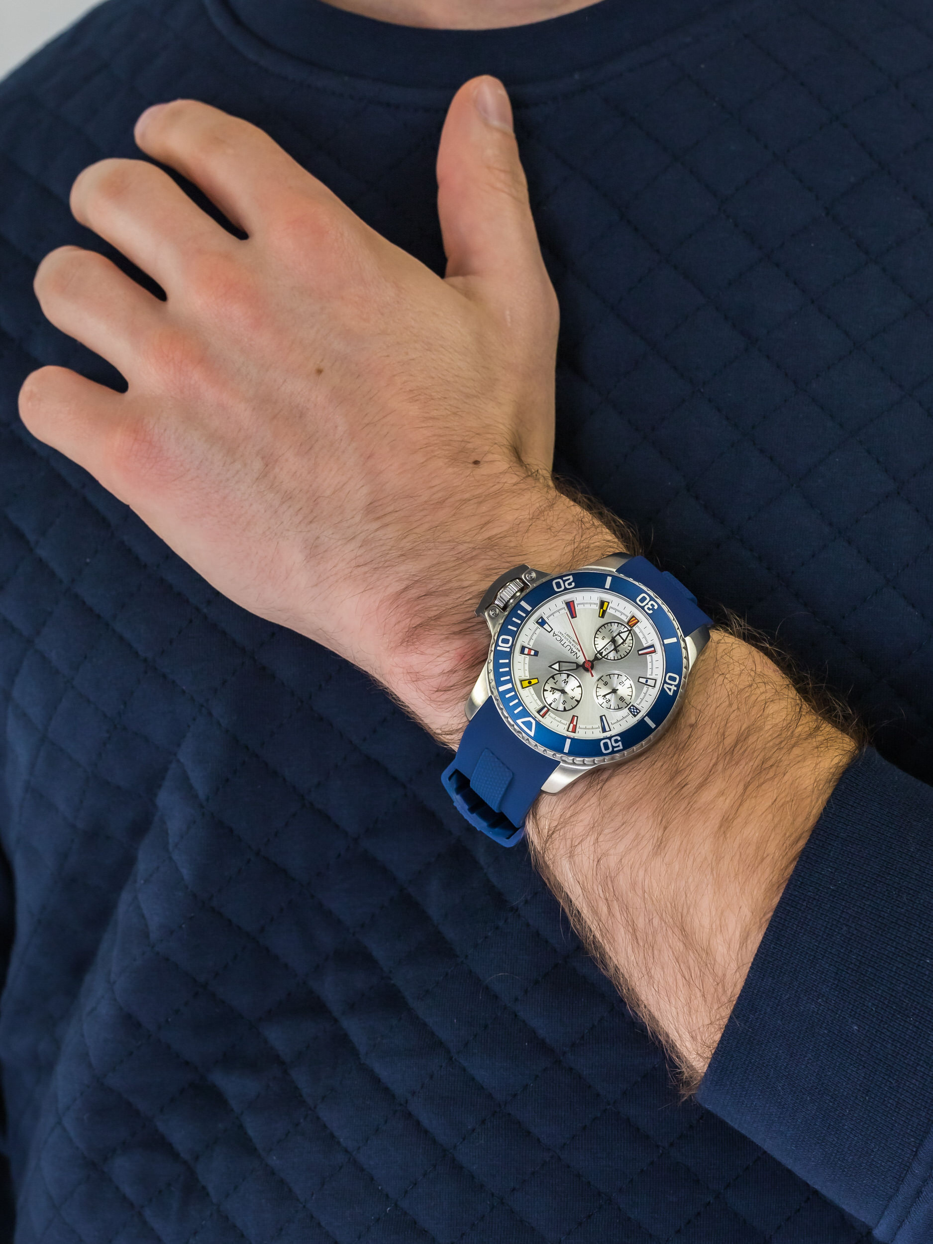 Nautica NAPBYS002 męski zegarek Pasek pasek - miniatura 3