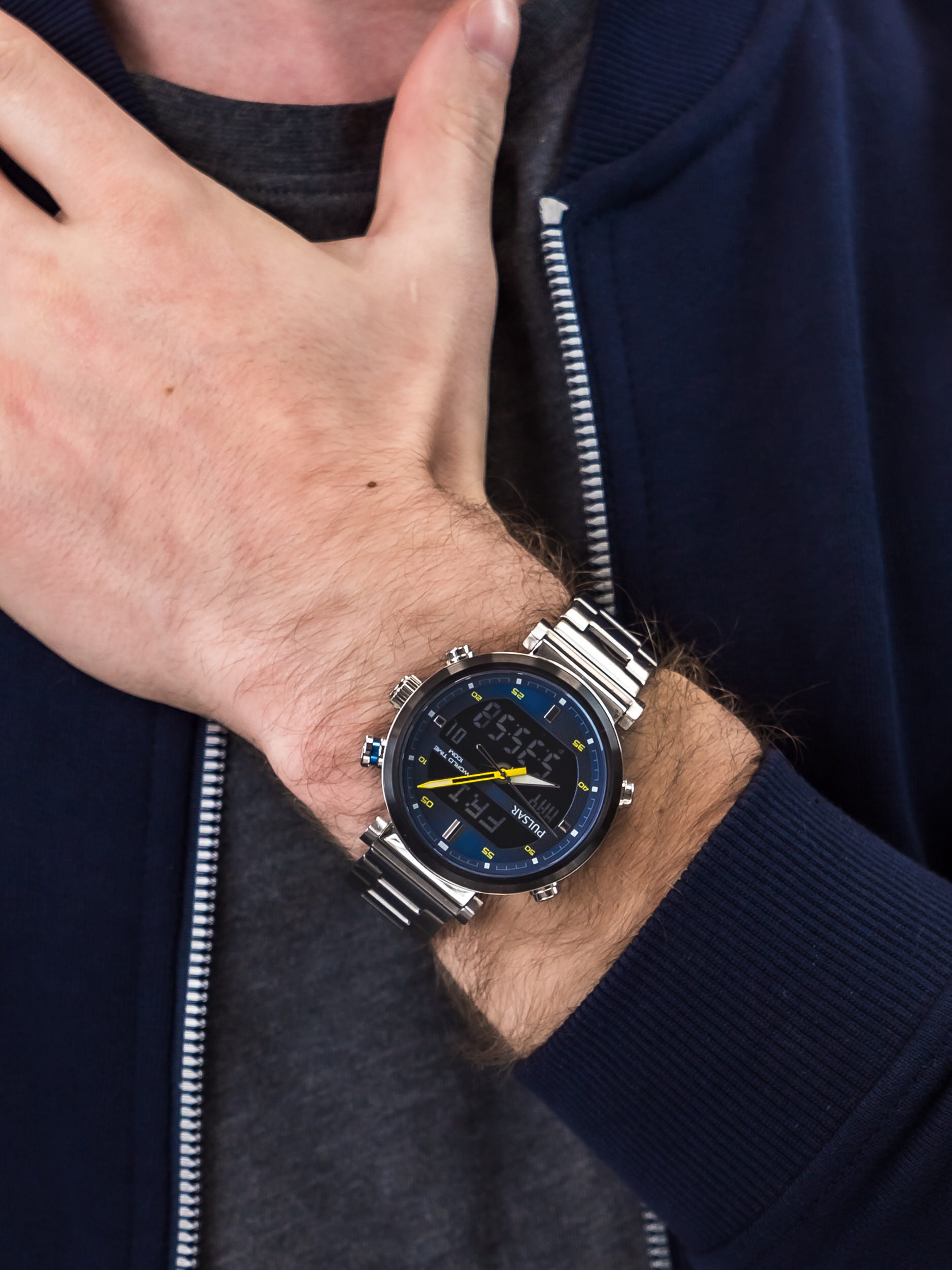 zegarek Pulsar PZ4049X1 męski z chronograf Sport - miniatura 3