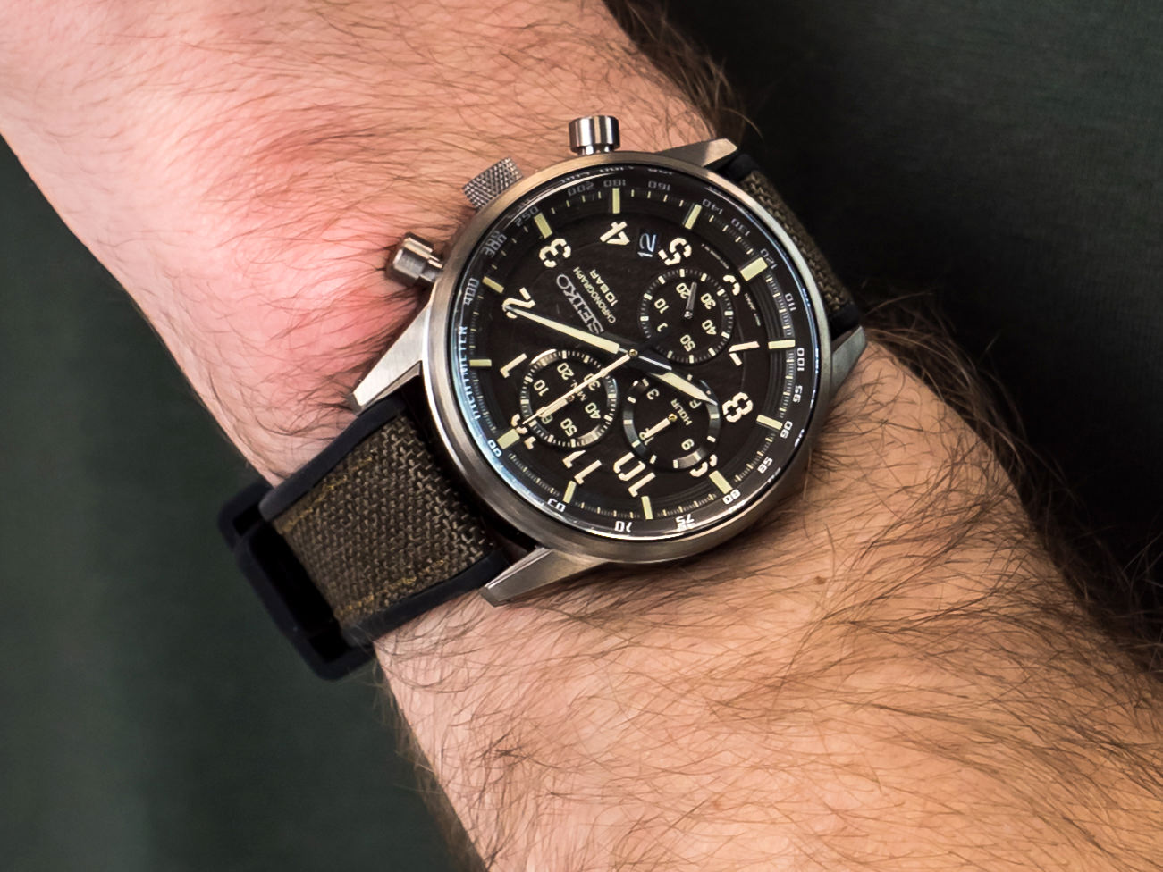 Seiko SSB371P1 zegarek sportowy Chronograph - miniatura 4