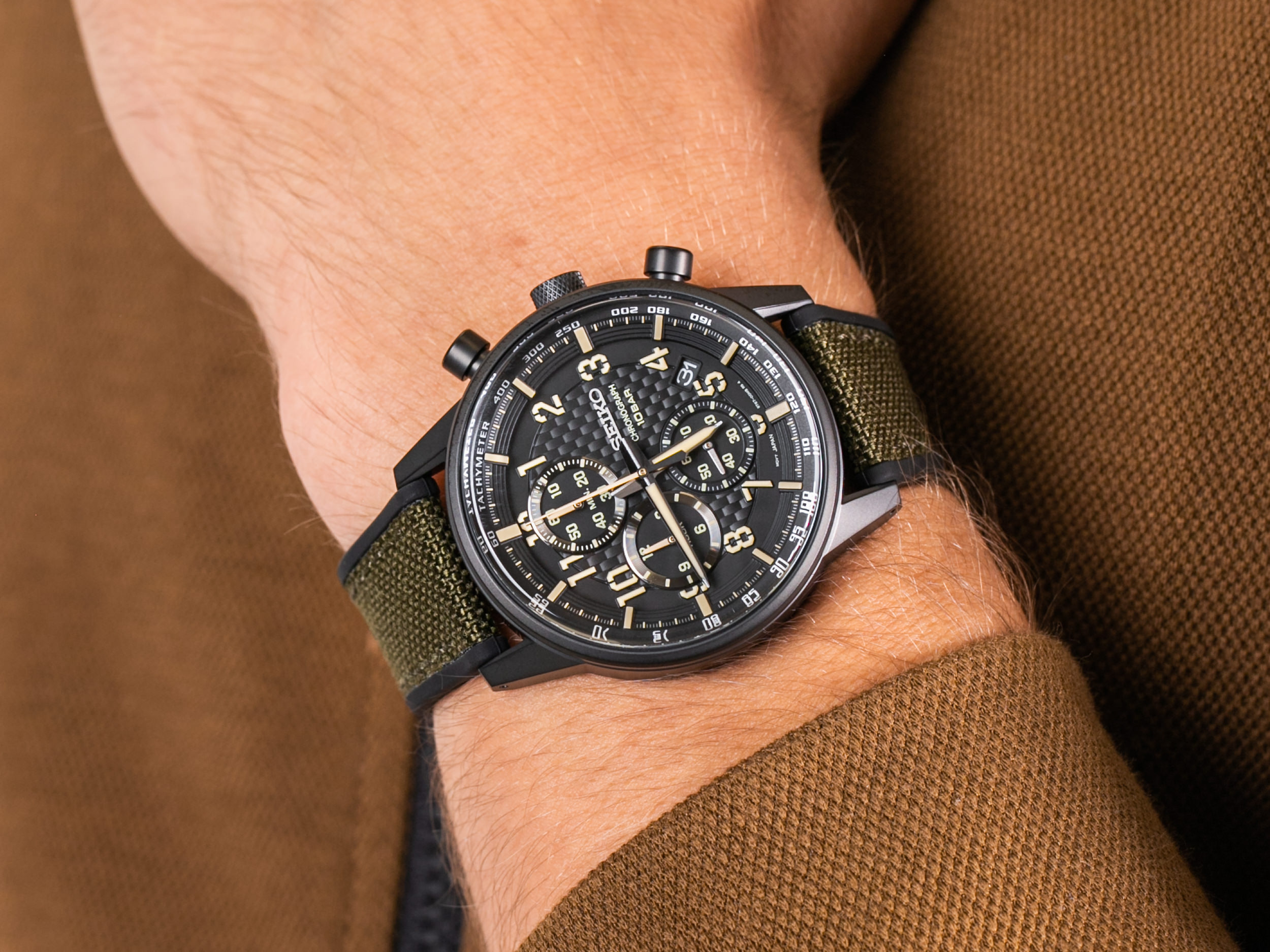 Seiko SSB373P1 zegarek sportowy Chronograph - miniatura 4