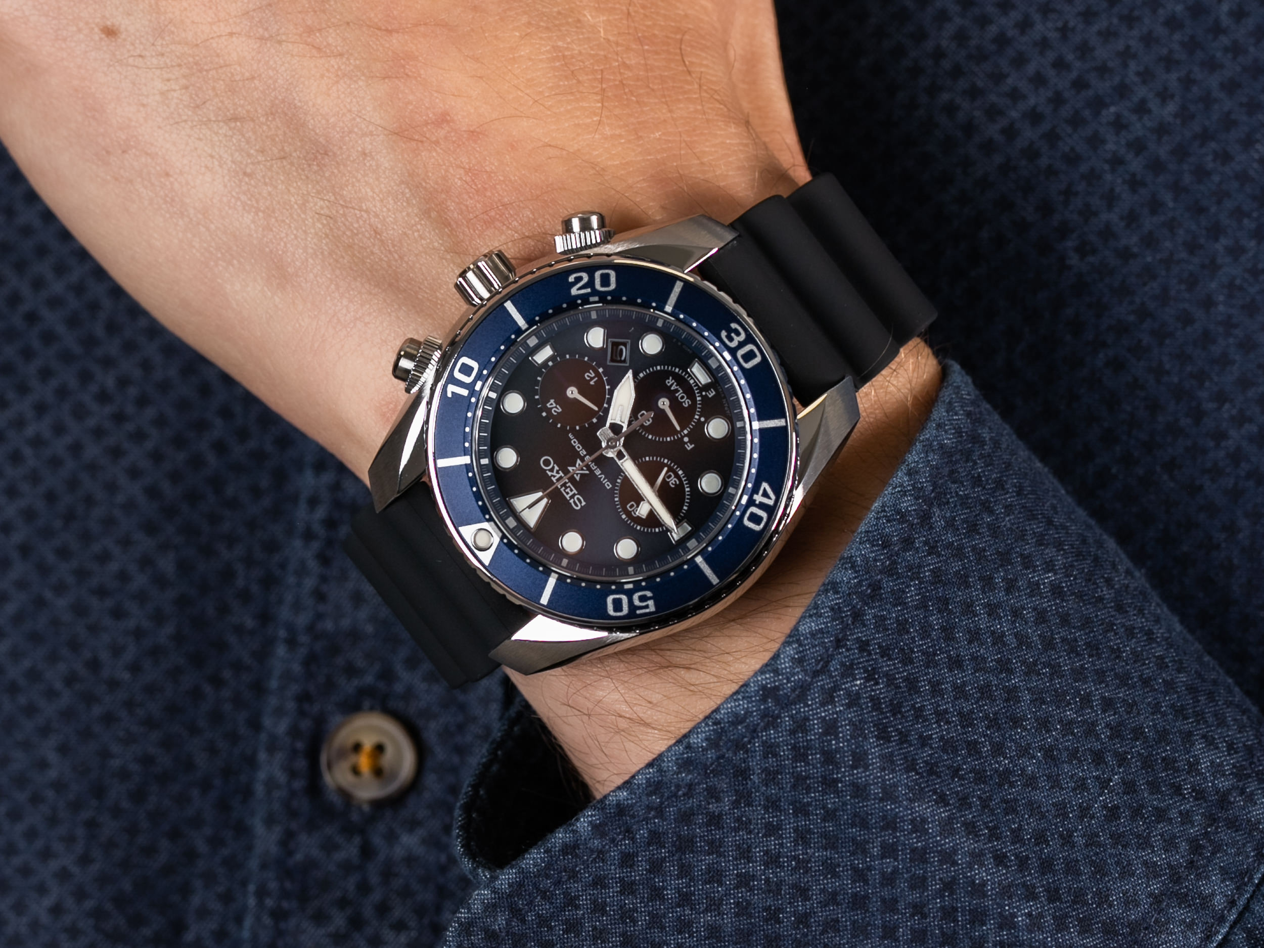 Seiko SSC759J1 Divers 200m zegarek sportowy Prospex - miniatura 4