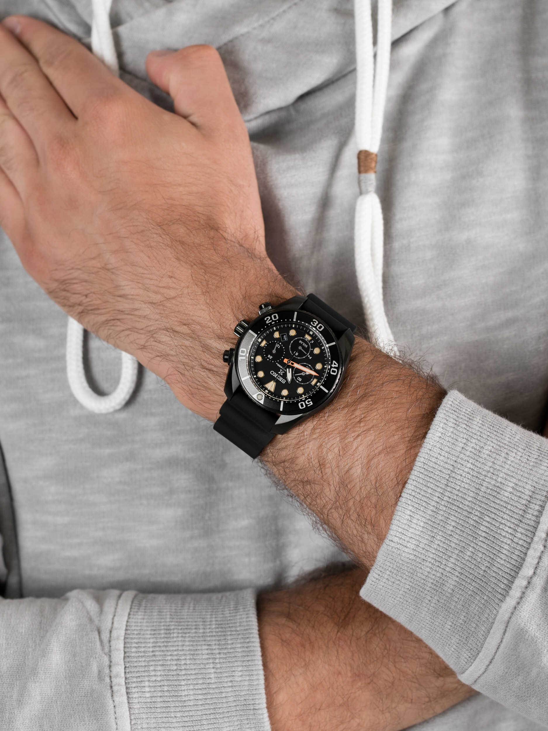 zegarek Seiko SSC761J1 Seiko Prospex Black Series Limited Edition męski z chronograf Prospex - miniatura 3