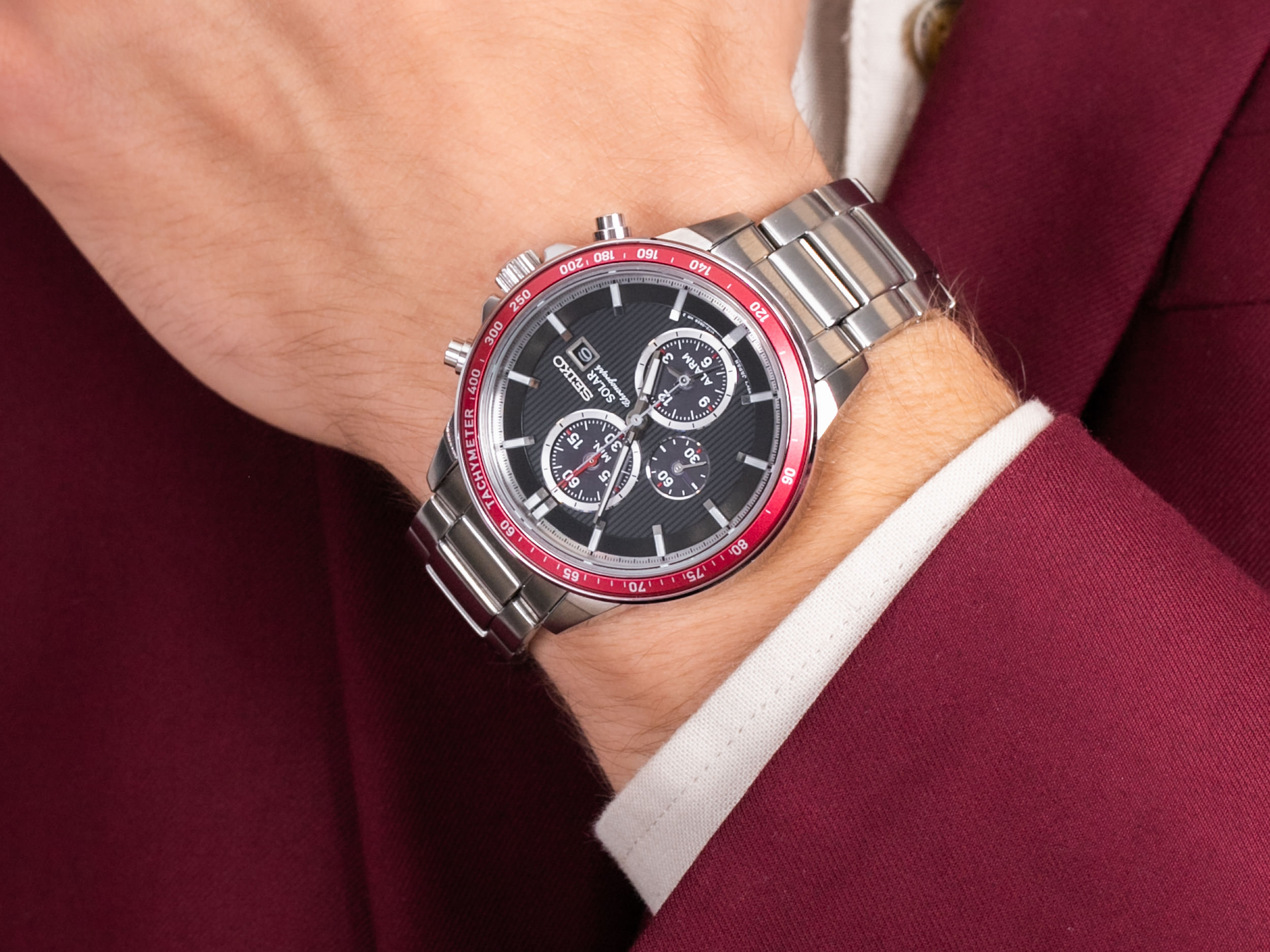 Seiko SSC433P1 zegarek sportowy Solar - miniatura 4