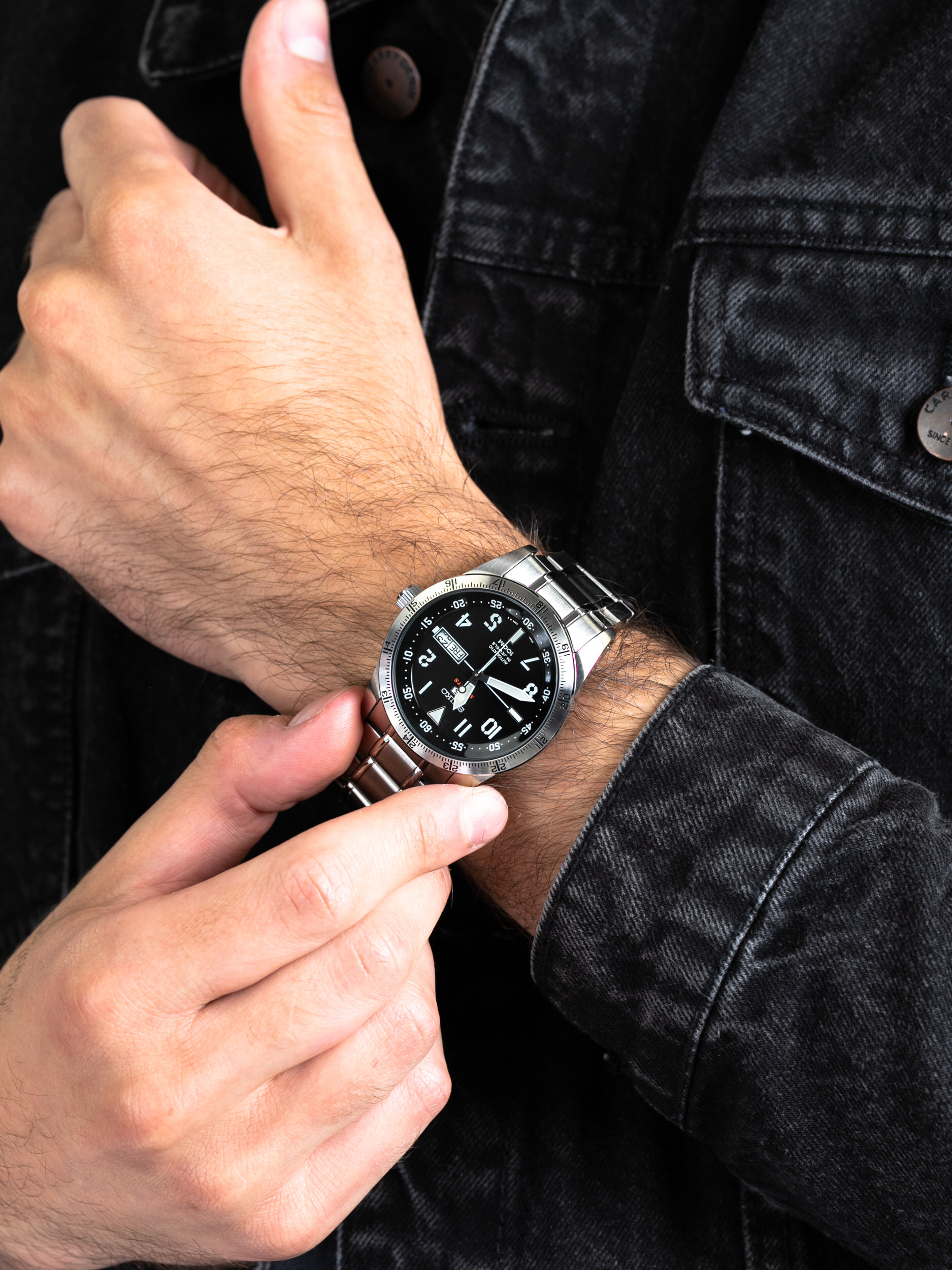 Seiko SRP513K1 męski zegarek Sports Automat bransoleta