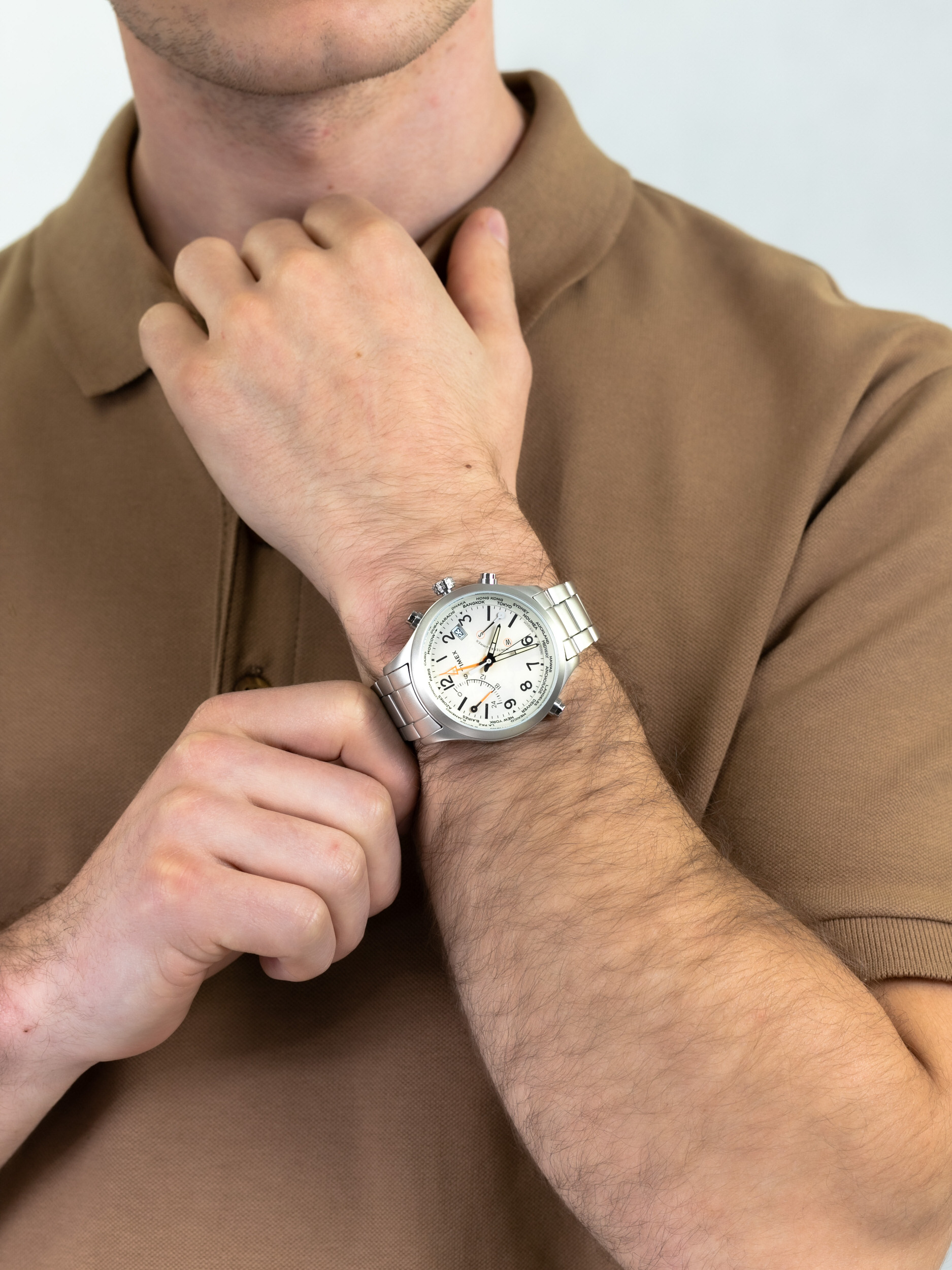 Timex TW2R43400 męski zegarek Intelligent Quartz bransoleta - miniatura 3