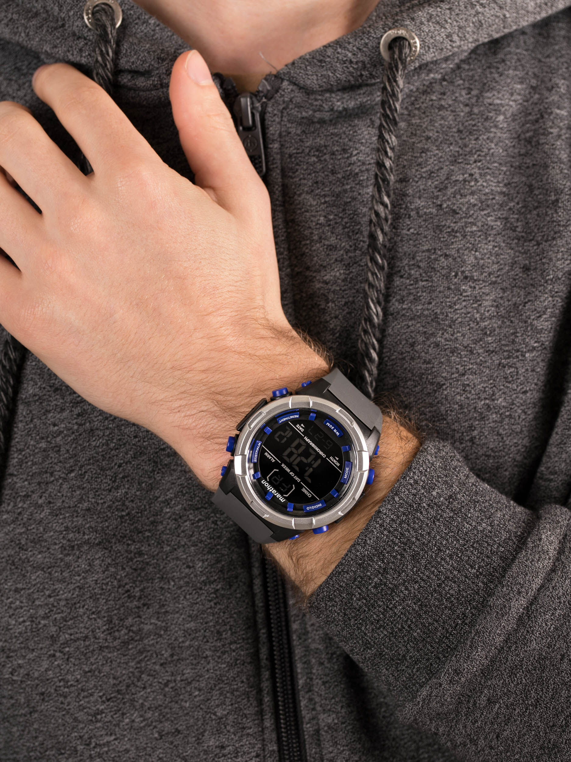 zegarek Timex TW5M21000 Marathon męski z chronograf Marathon - miniatura 3